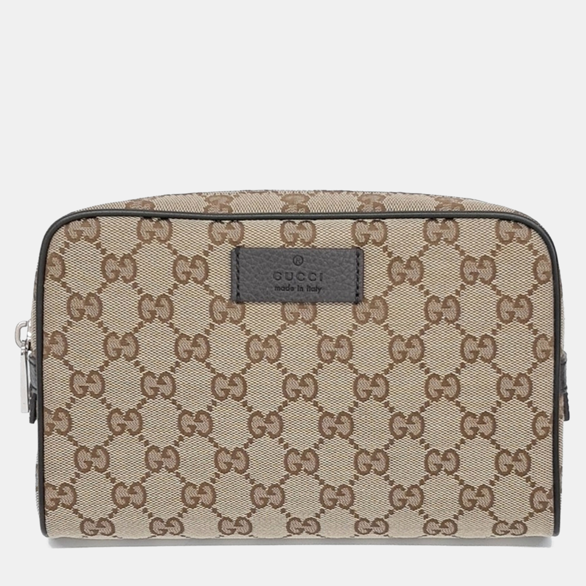 

Gucci Beige Brown Fabric Jacquard Hip Sack