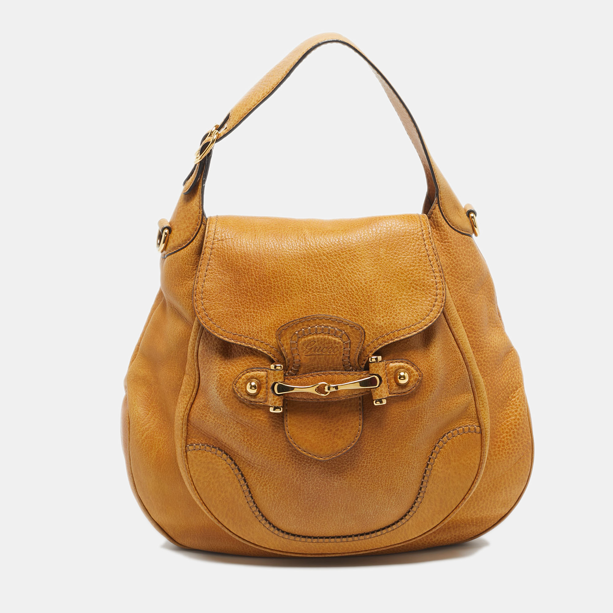 

Gucci Tan Leather  New Pelham Hobo