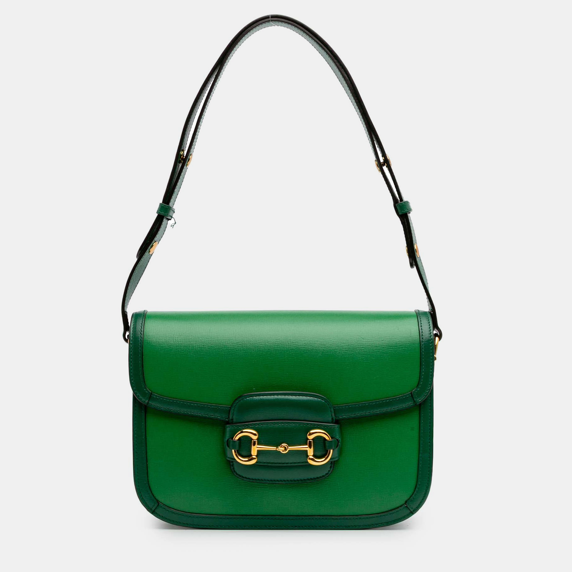 

Gucci Green Small Leather Horsebit 1955 Shoulder Bag
