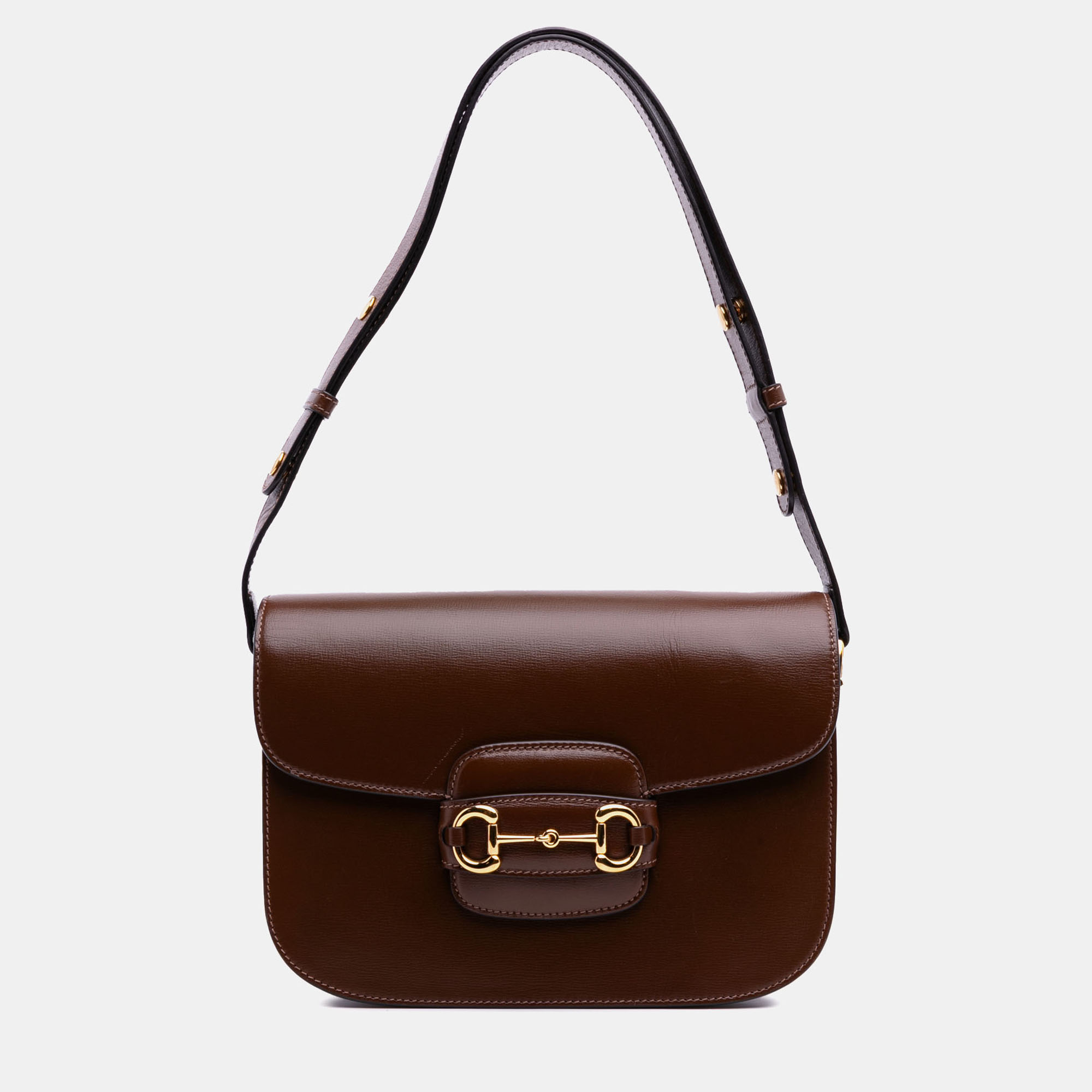 

Gucci Brown Medium Leather Horsebit 1955 Shoulder Bag