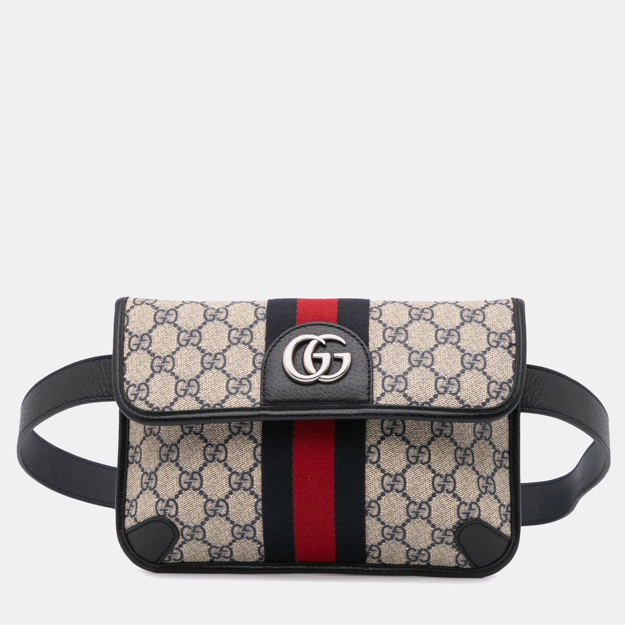 

Gucci GG Supreme Ophidia Belt Bag, Brown