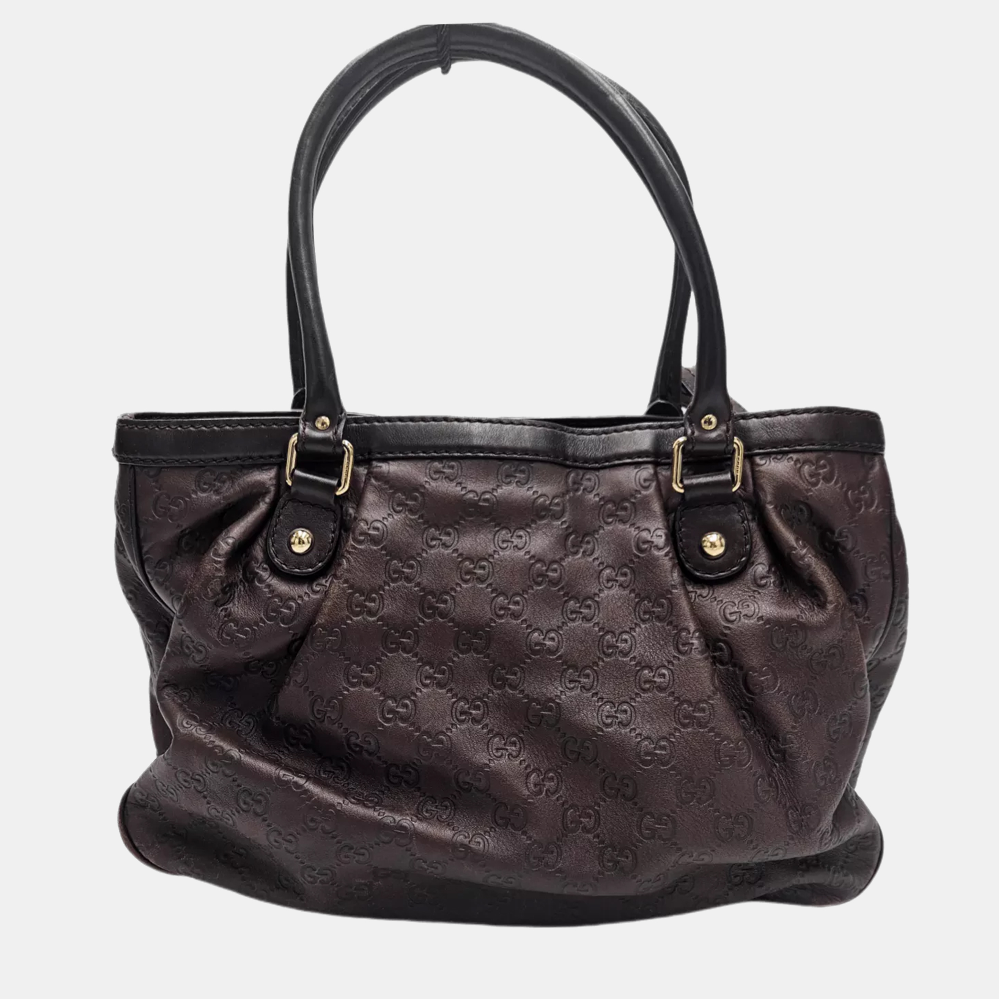 

Gucci Sukey Brown Guccissima Leather Tote