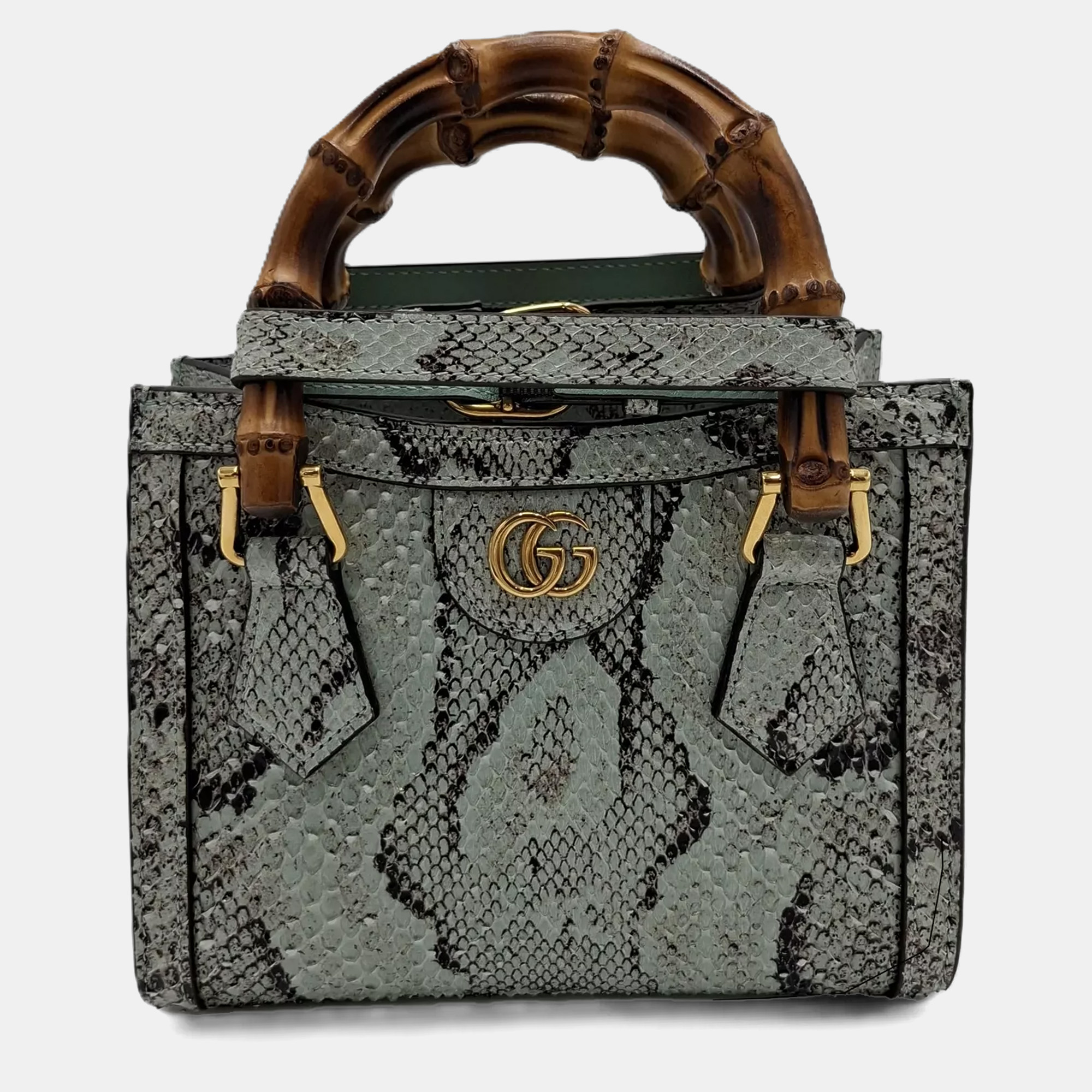

Gucci Diana Mini Python Grey Shoulder Bag