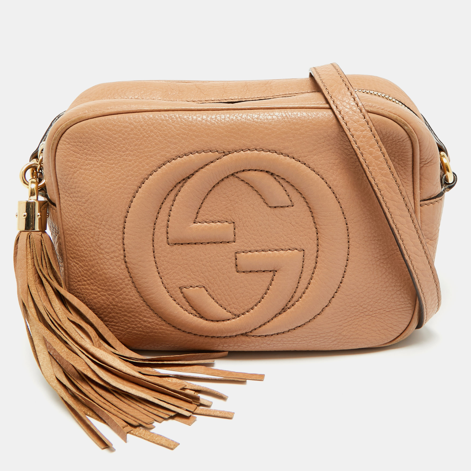 

Gucci Brown Leather  Soho Disco Shoulder Bag