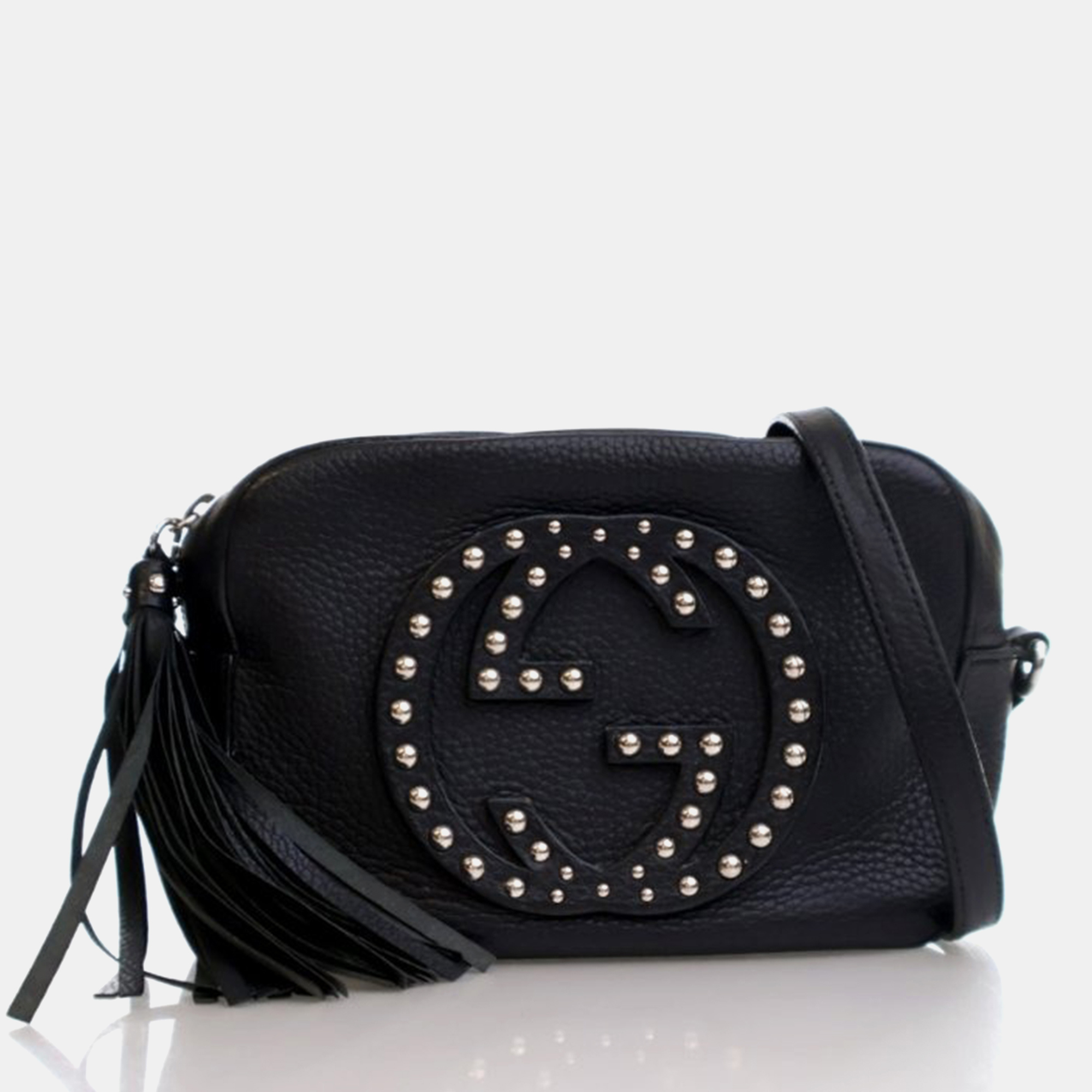 

Disco Disco Studded Small Black Calfskin Bag