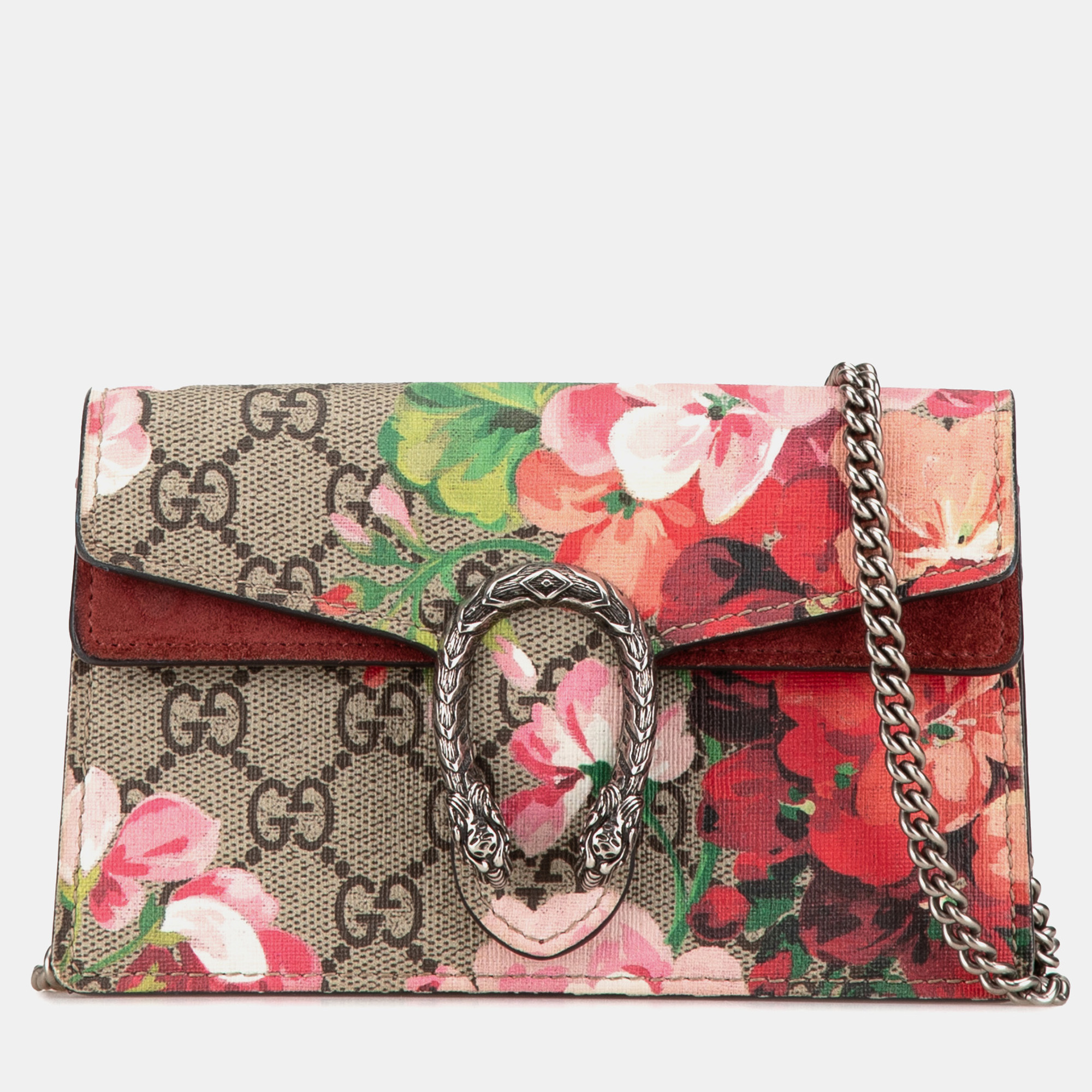 

Gucci Beige Super Mini GG Supreme Blooms Dionysus Crossbody