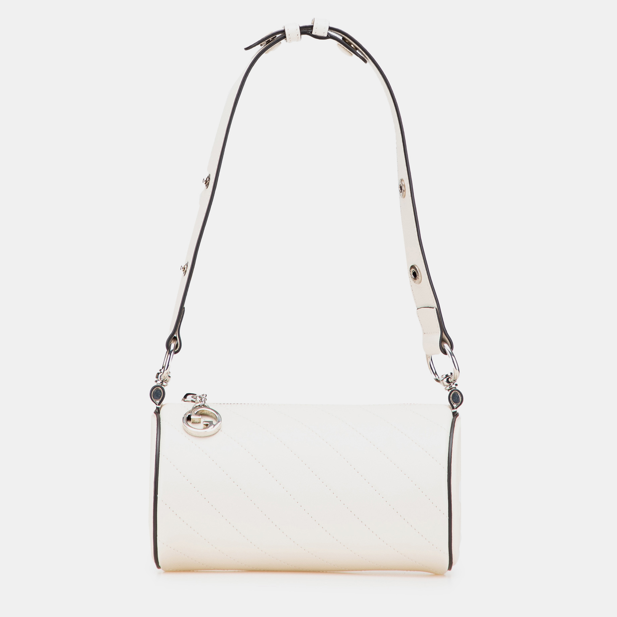 

Gucci White Mini Leather Blondie Shoulder Bag