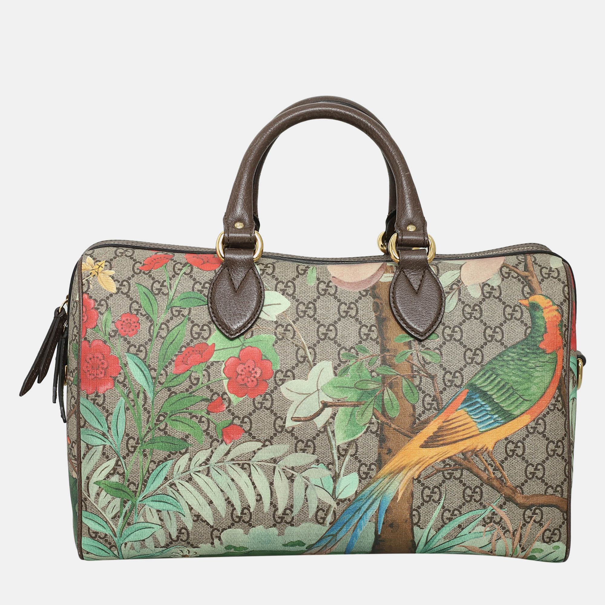 

Gucci Tian GG Supreme Boston Bag, Multicolor