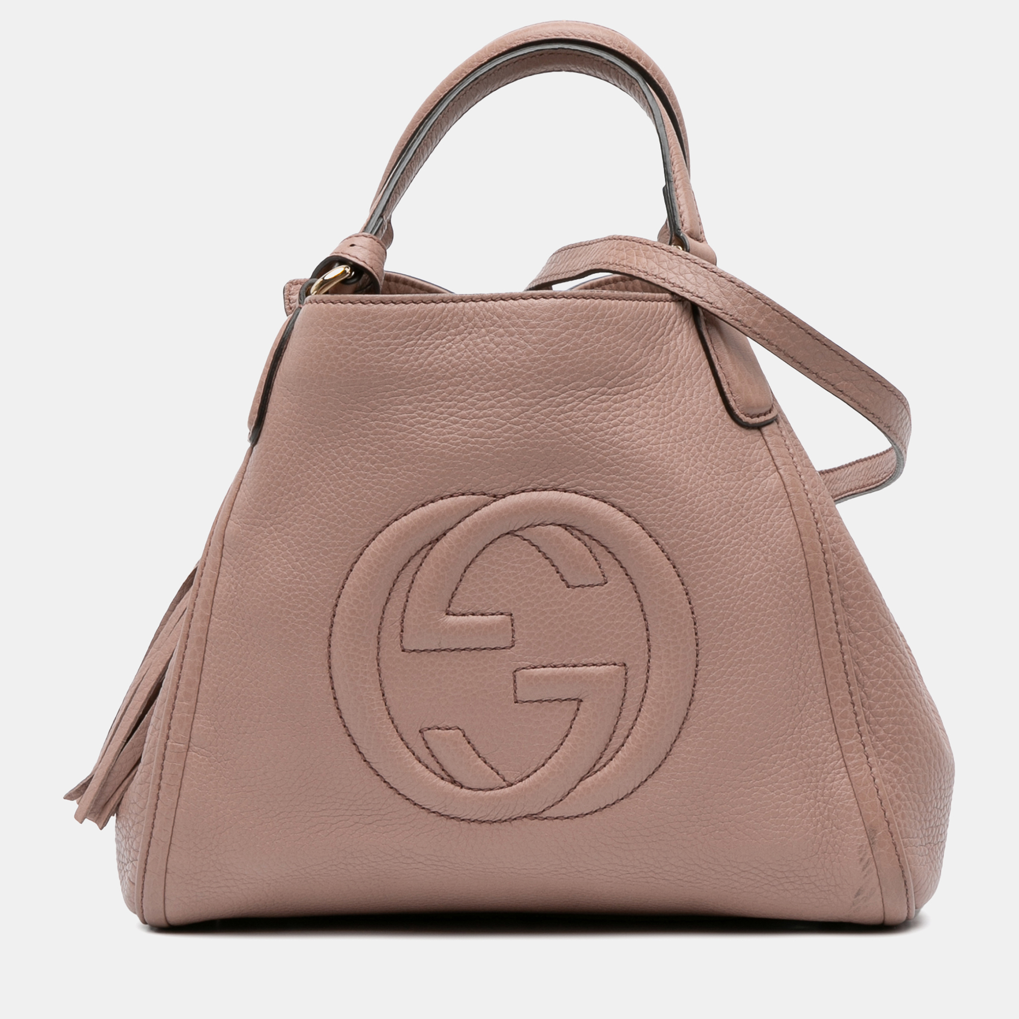 

Gucci Pink Small Leather Soho Satchel