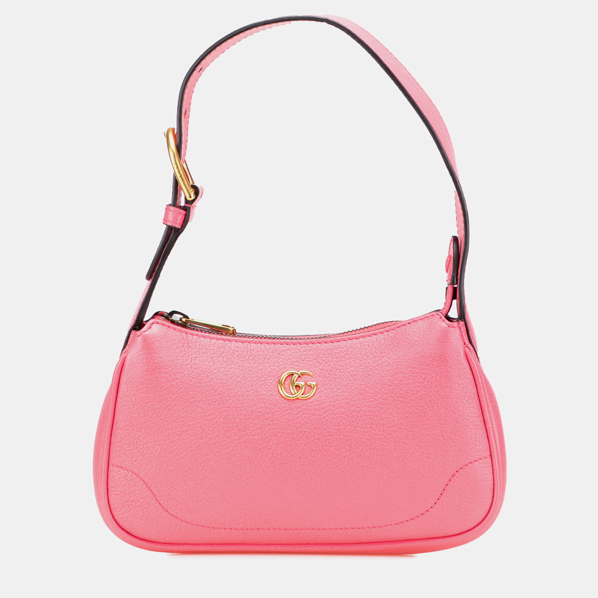 

Gucci Pink Mini Leather Aphrodite Shoulder Bag