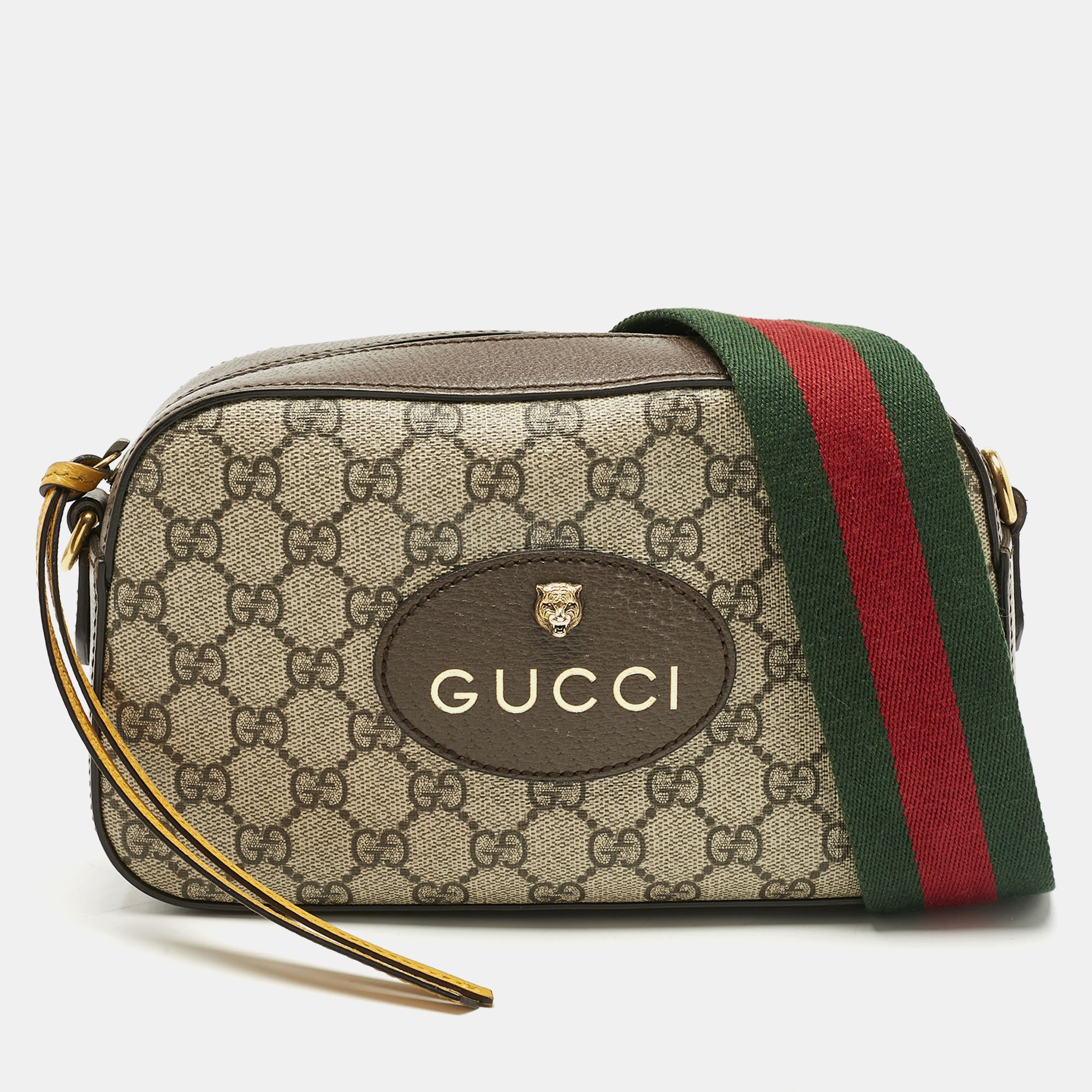 

Gucci Beige/Brown GG Supreme Canvas and Leather Neo Vintage Shoulder Bag