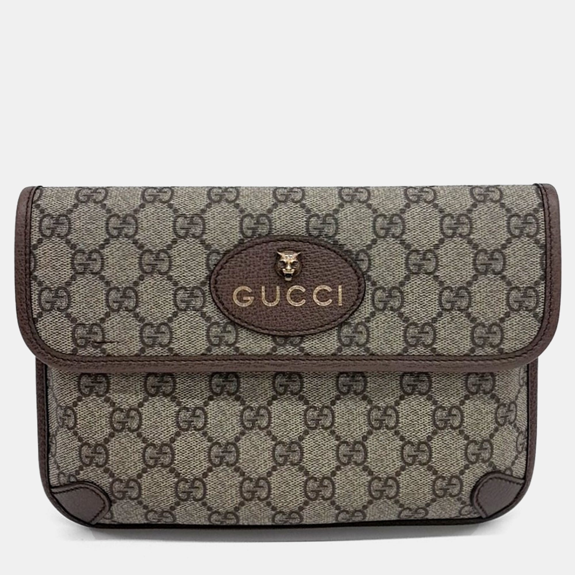 

Gucci Beige Canvas GG Supreme Belt Bag