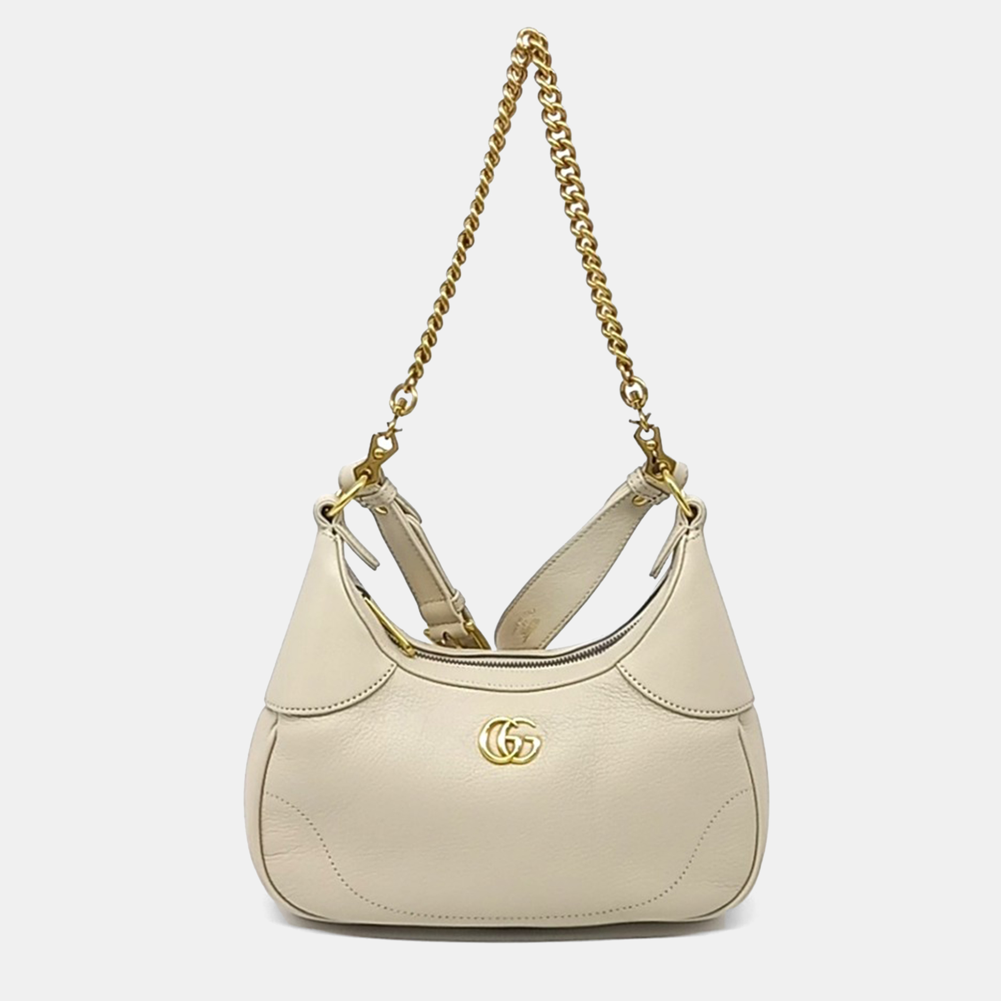 

Gucci Cream Leather Aphrodite Shoulder Bag Small