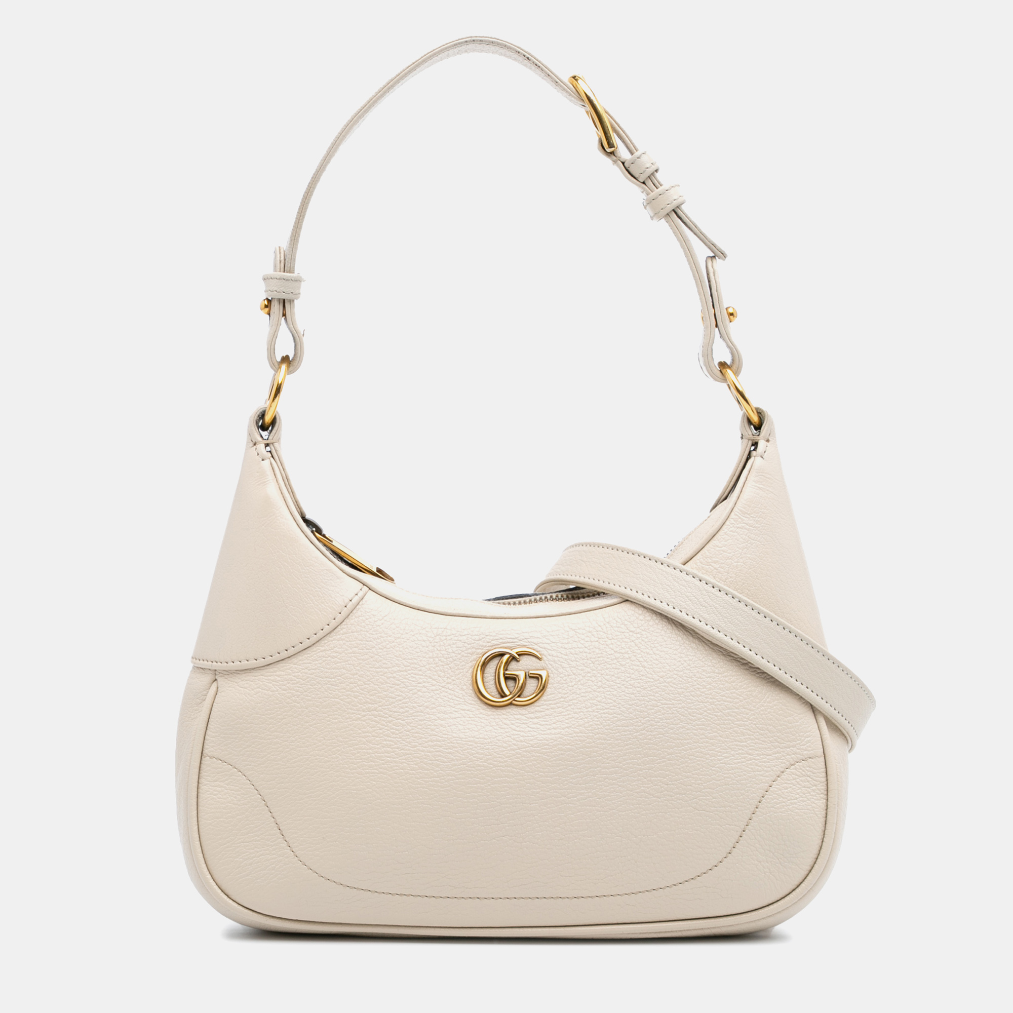

Gucci White Small Calfskin Aphrodite Satchel