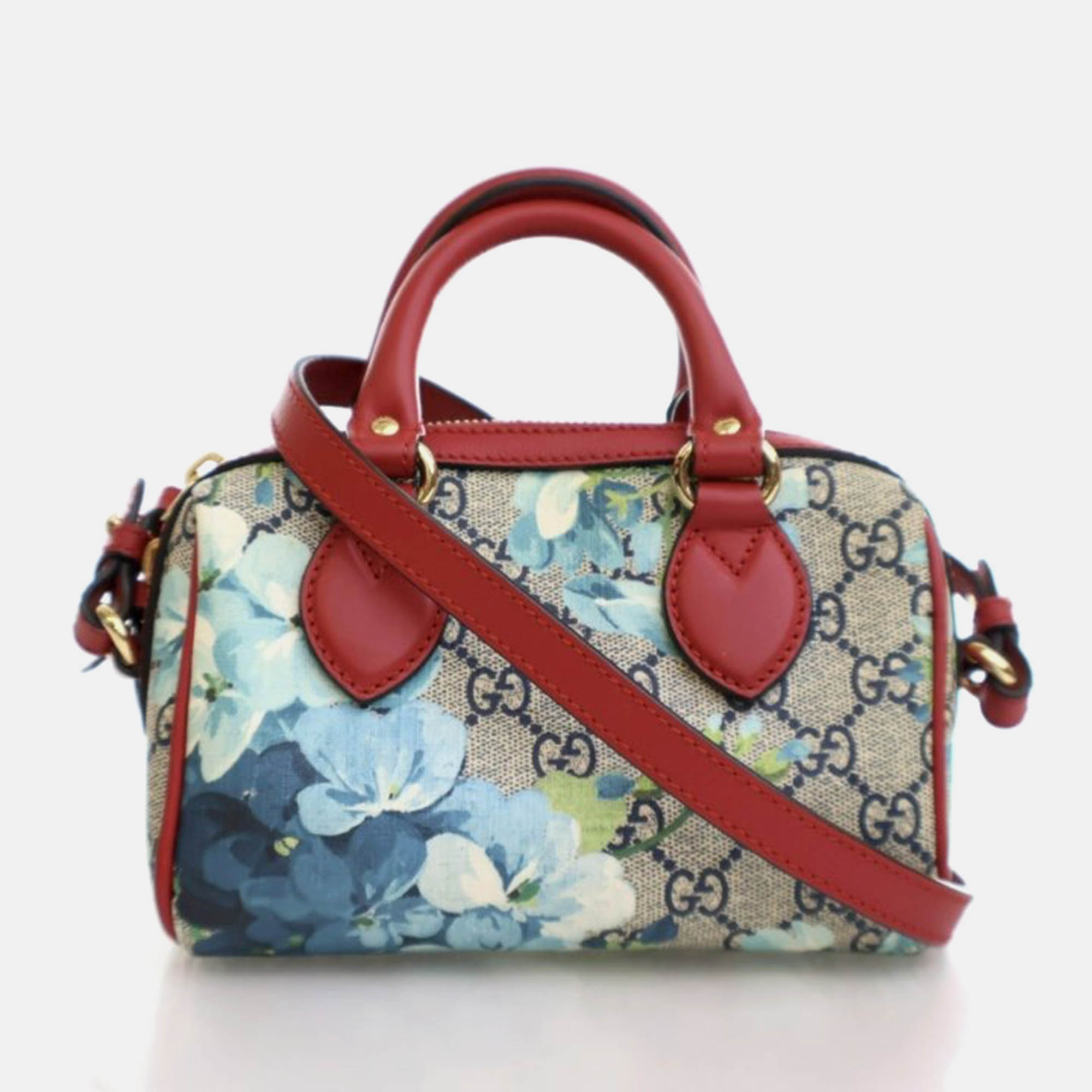 

Gucci Mini GG Supreme Bloom Boston Bag, Multicolor
