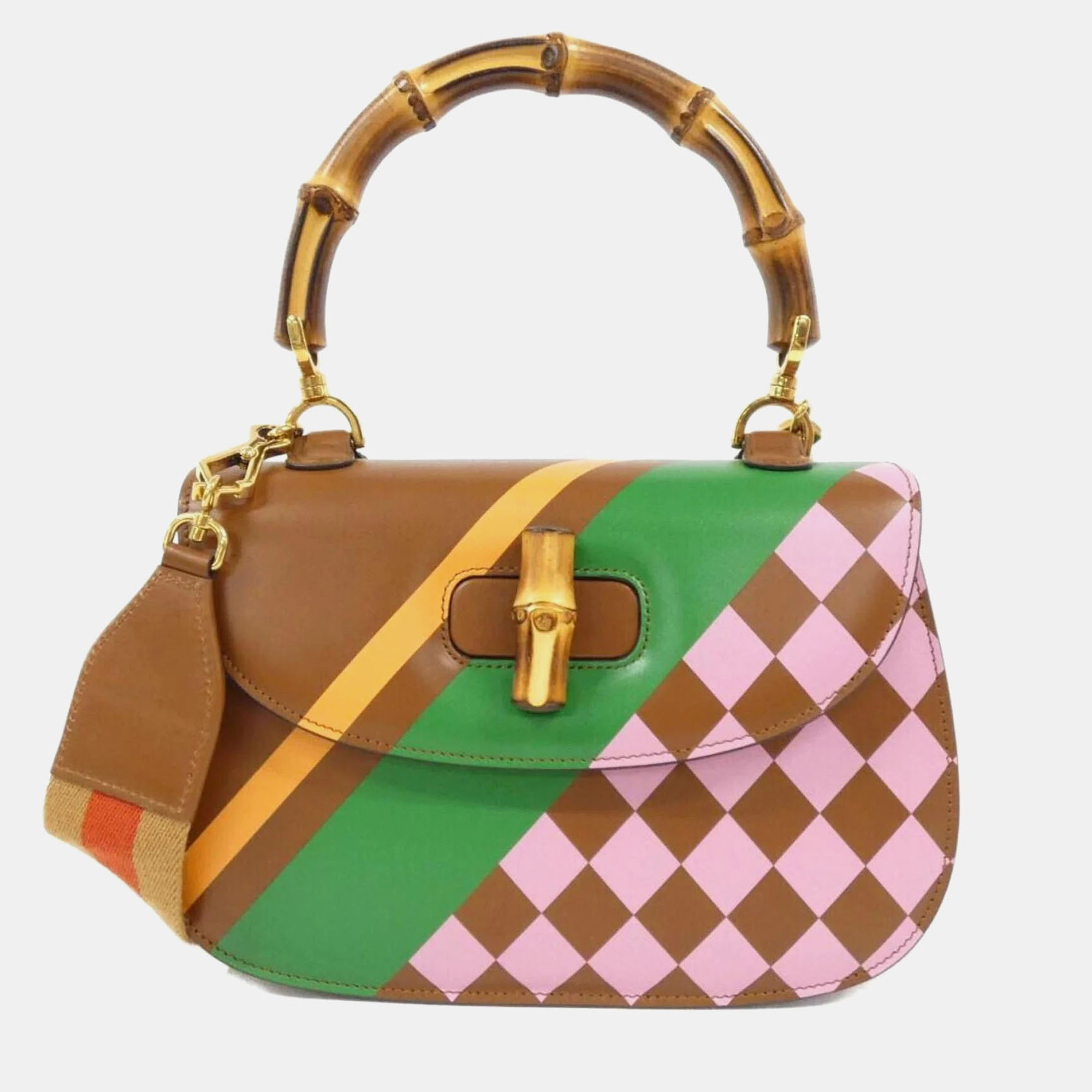 

Gucci Bamboo 1947 Handbag, Multicolor
