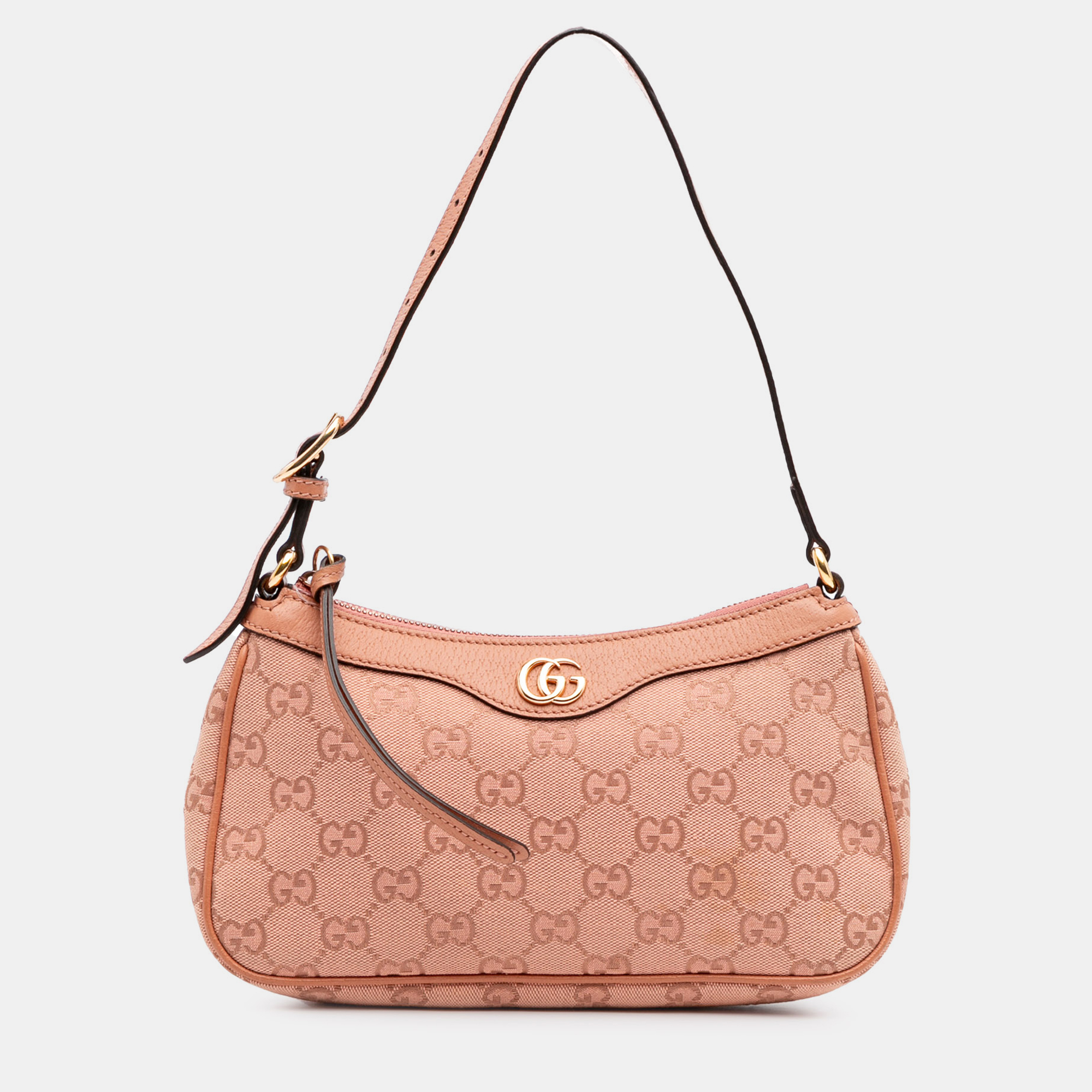 

Gucci Pink Small GG Canvas Ophidia Shoulder Bag