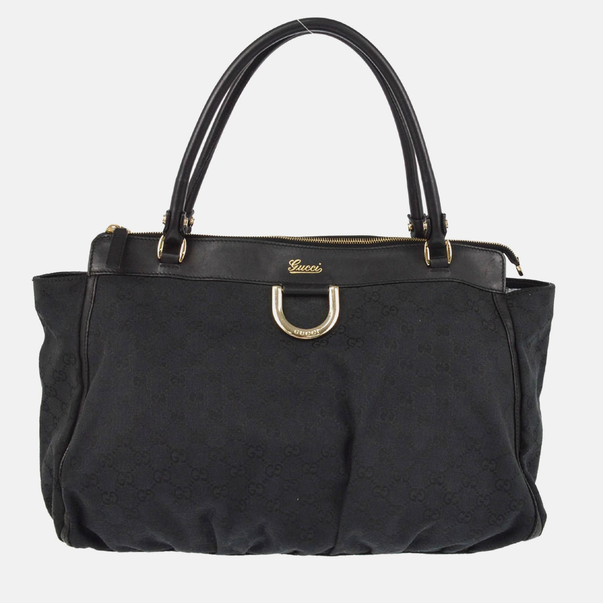

Gucci Black Abbey GG Tote Bag