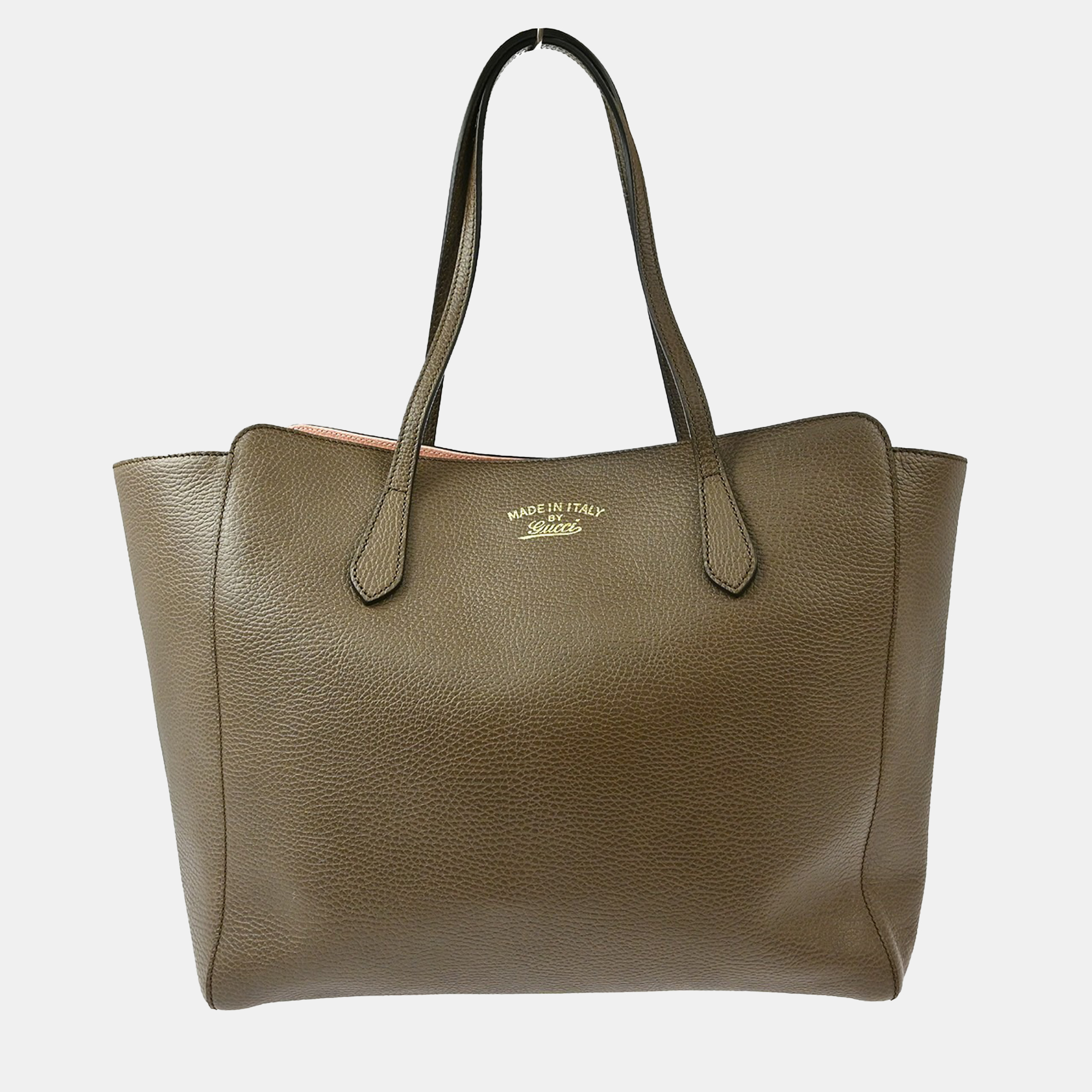 

Gucci Brown Swing Tote Bag