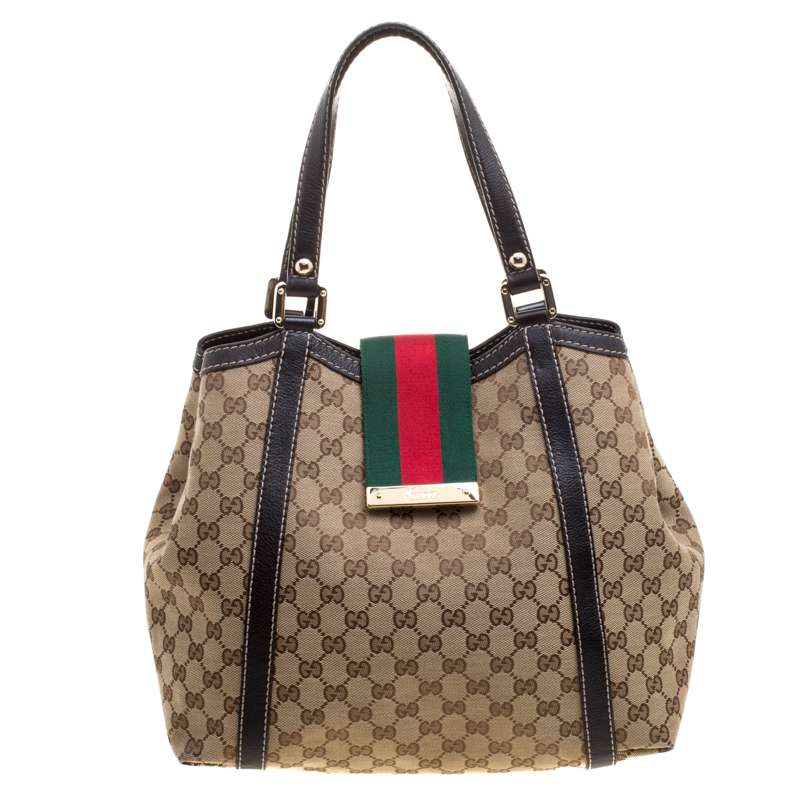 gucci web tote