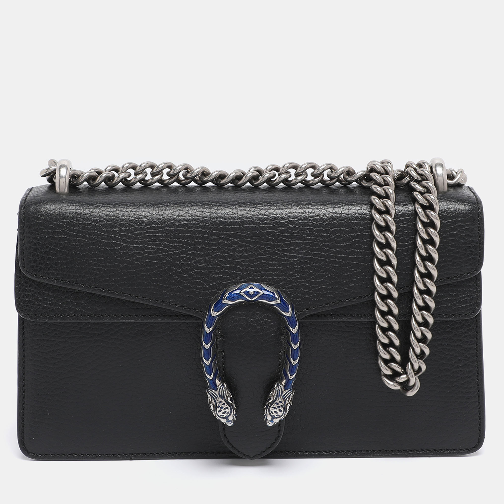 

Gucci Black Leather Small Dionysus Shoulder Bag