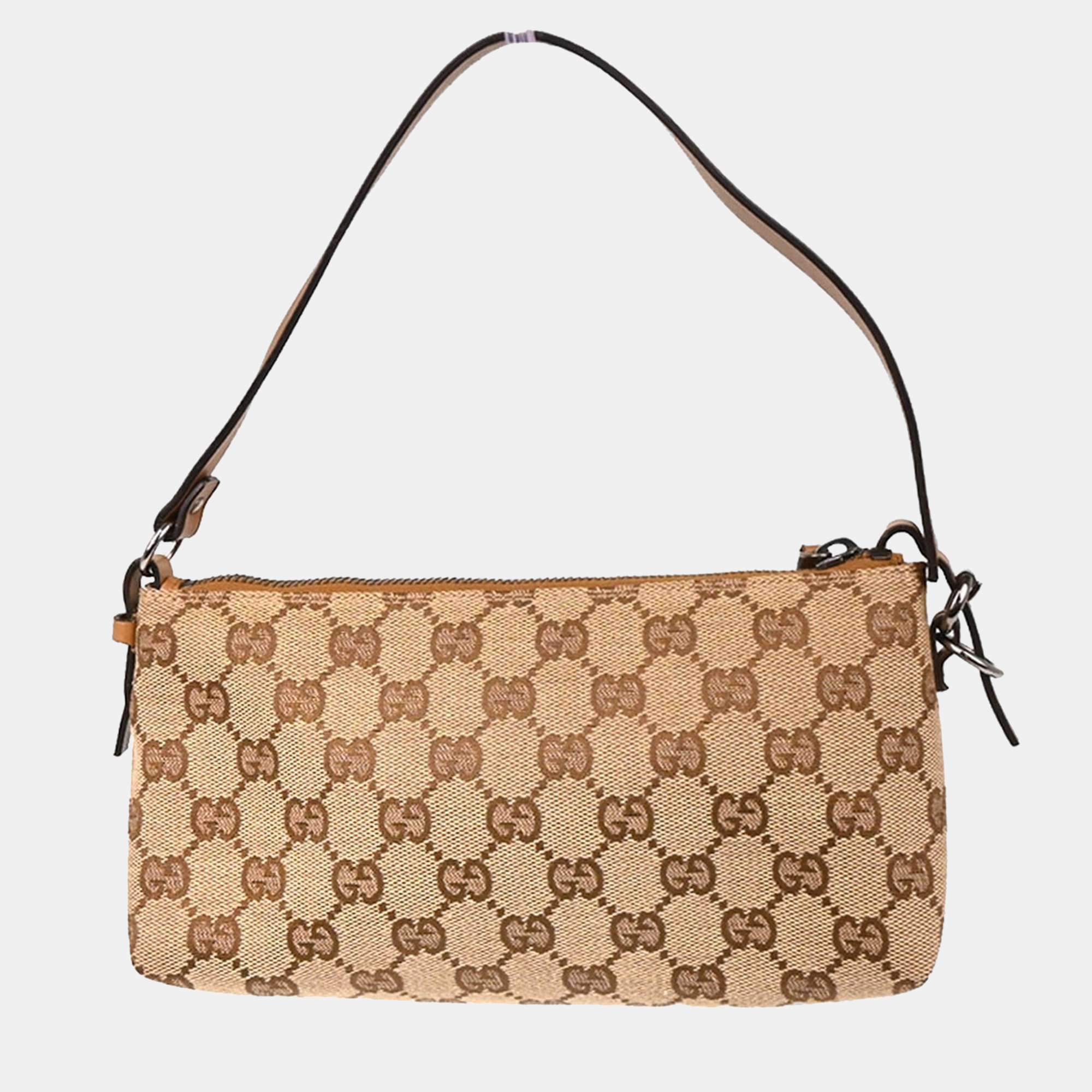 

Gucci Beige GG Pouch Handbag