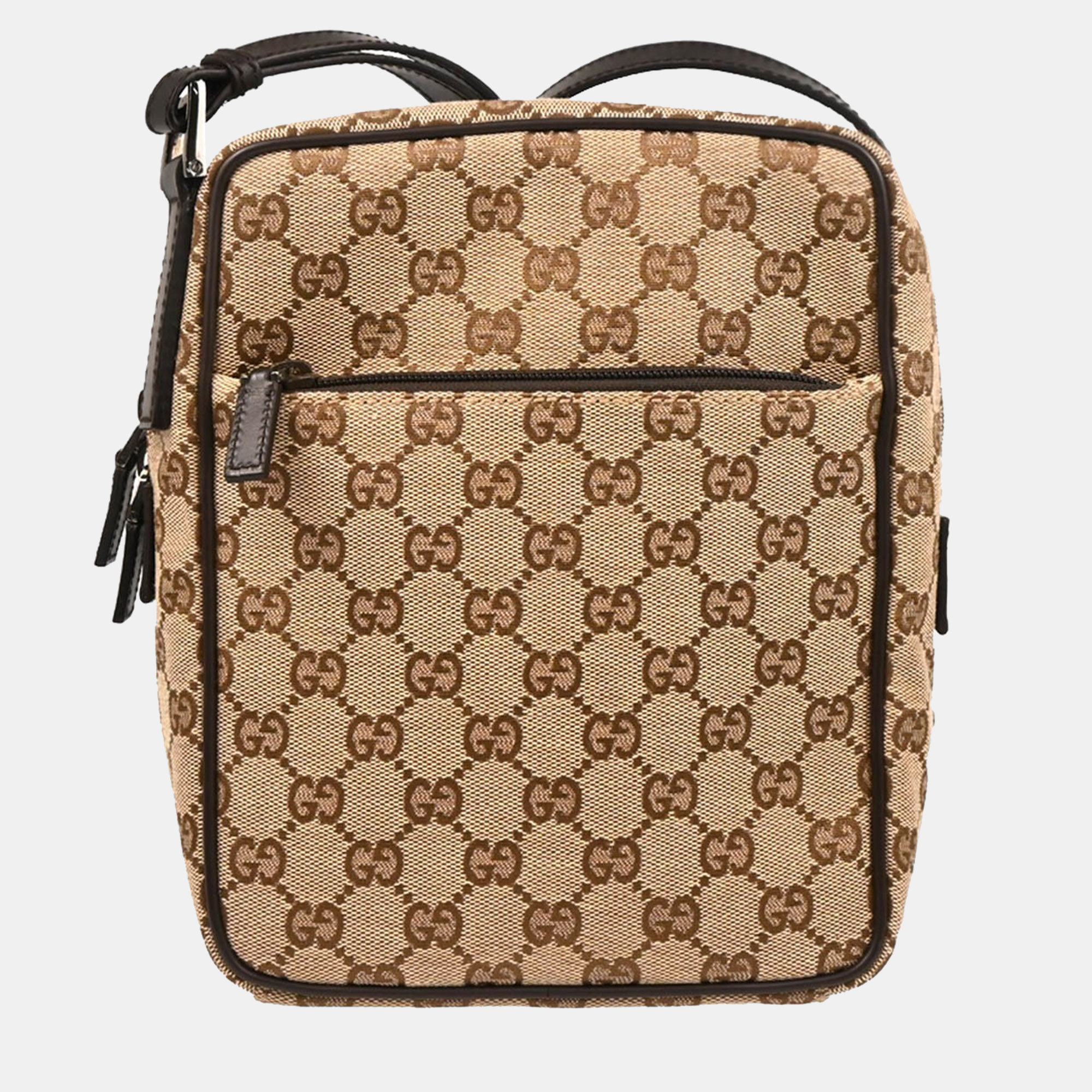 

Gucci Beige Canvas GG Shoulder Bag