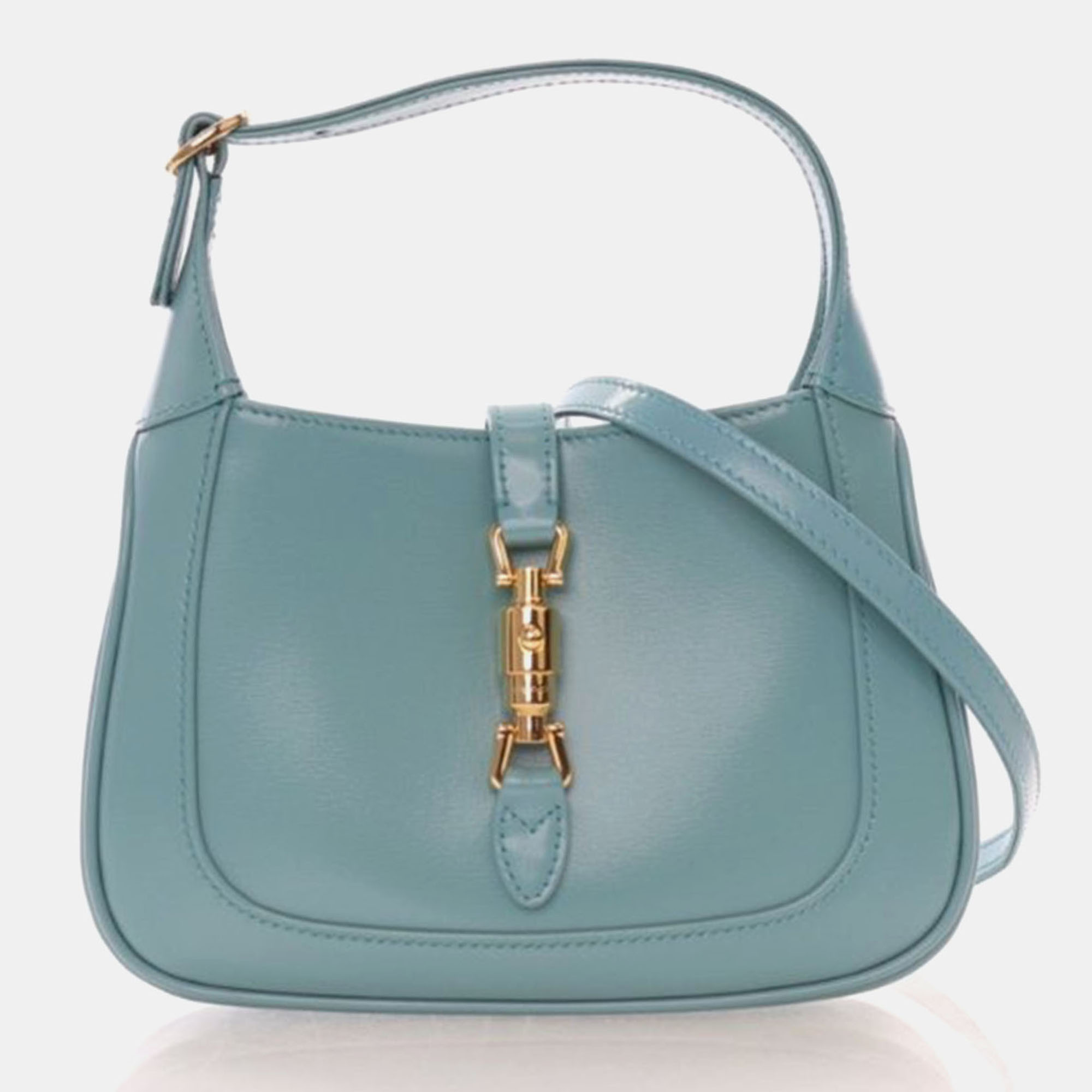 

Gucci Mini Calfskin Piston Lock Jackie 1961, Blue