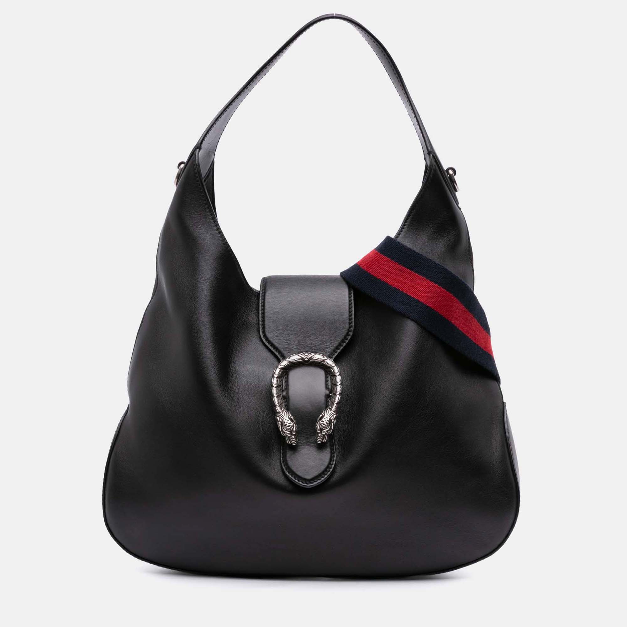 

Gucci Black Leather Dionysus Satchel