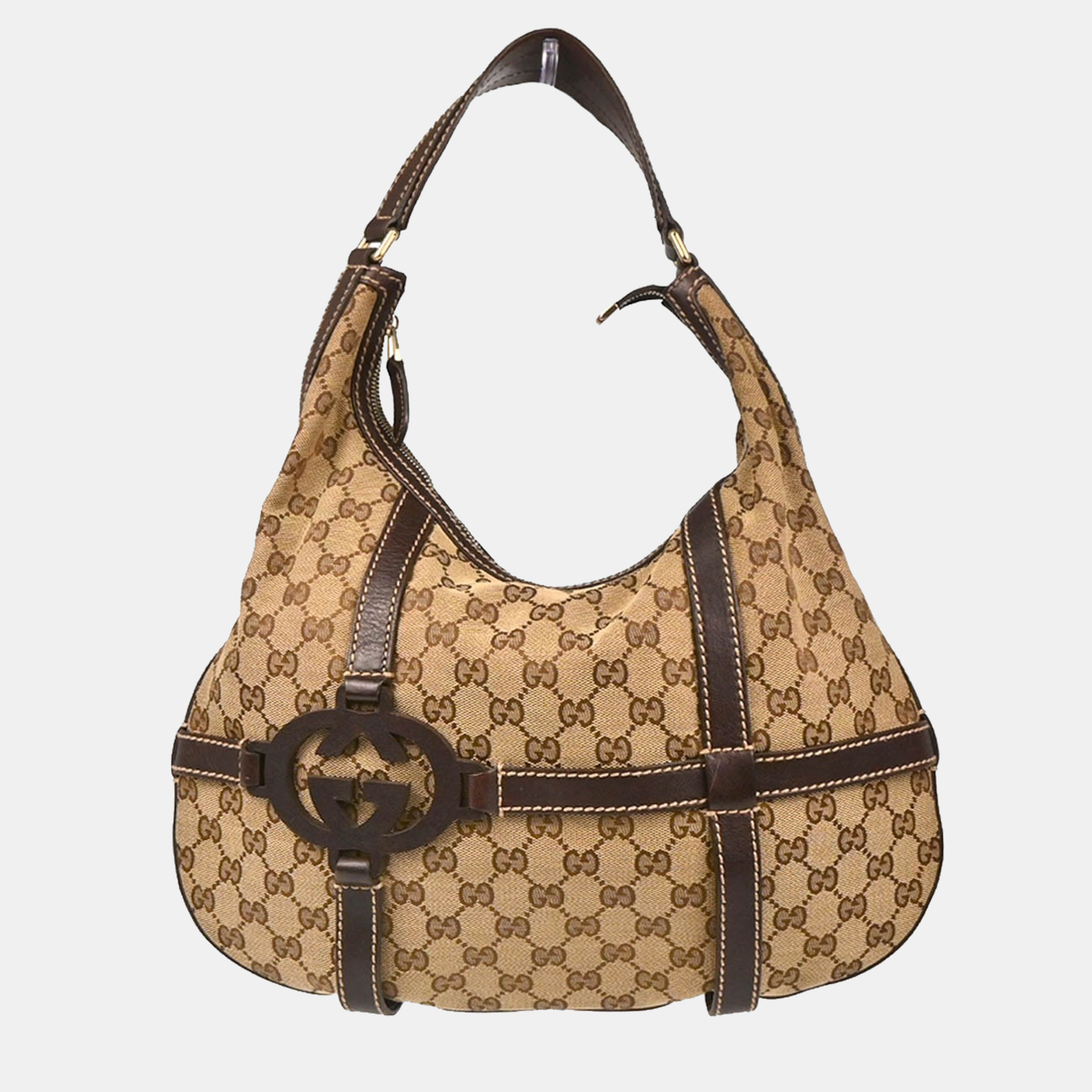 

Gucci Beige GG Hobo Handbag