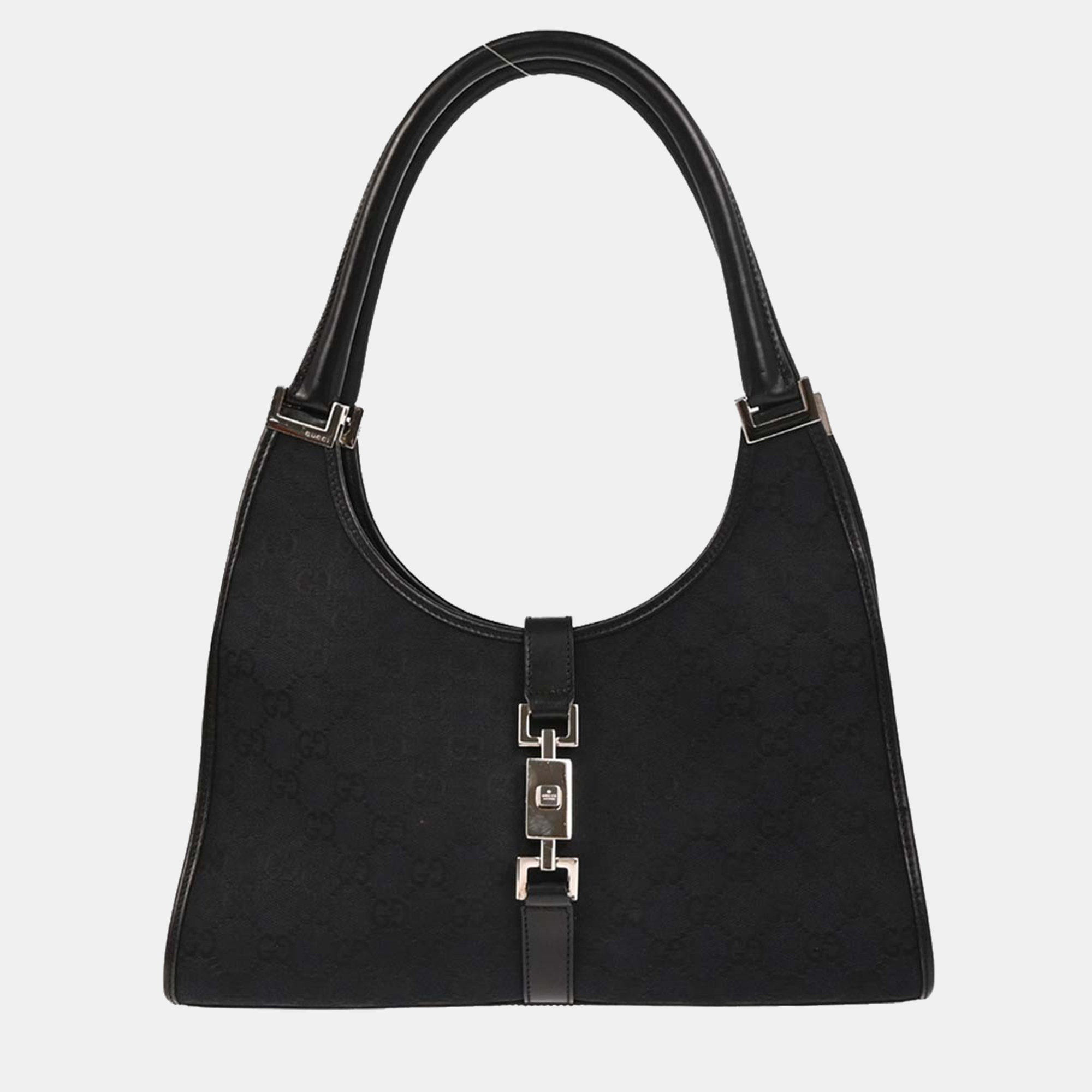 

Gucci Black GG Jackie Handbag
