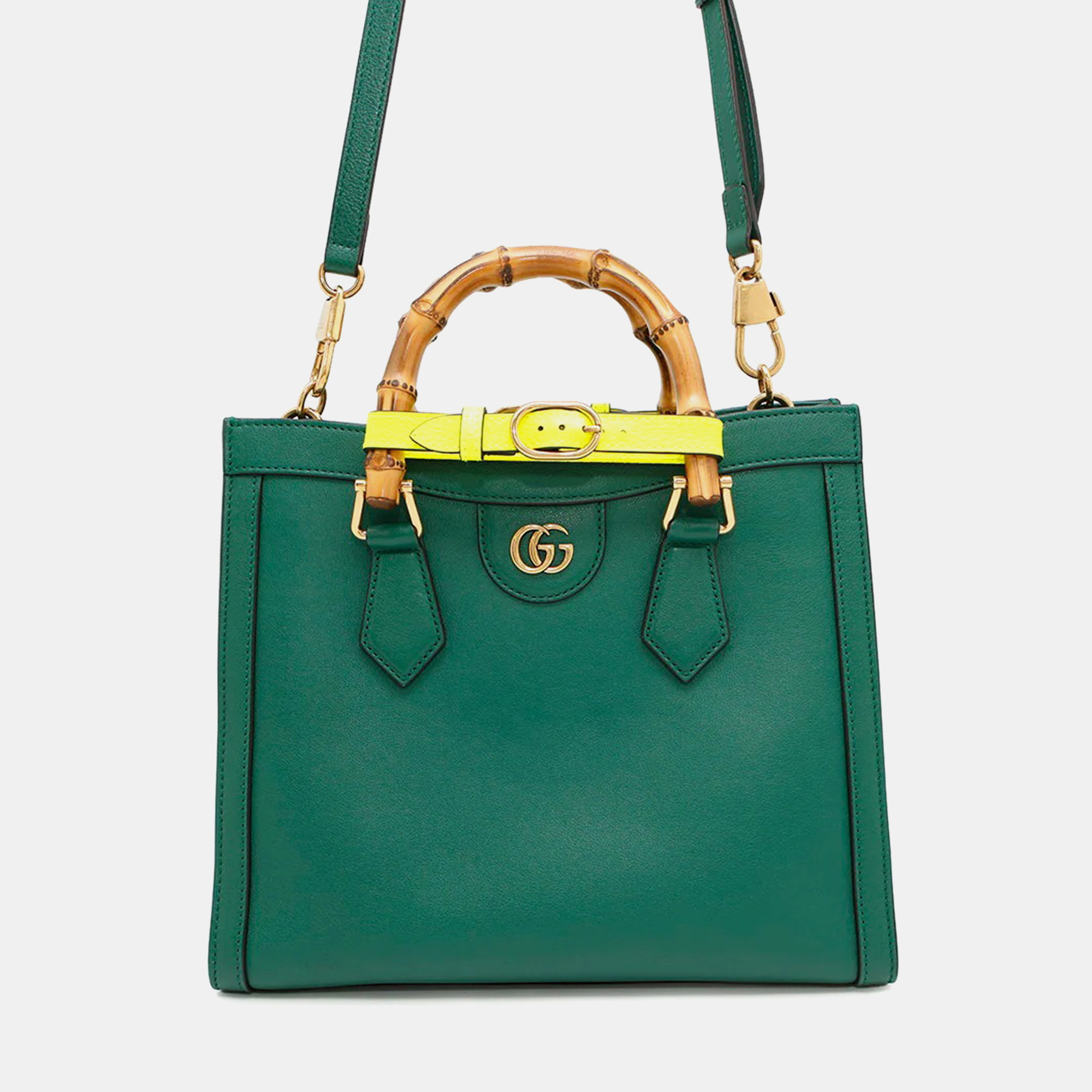 

Gucci Diana Small Green Leather Handbag