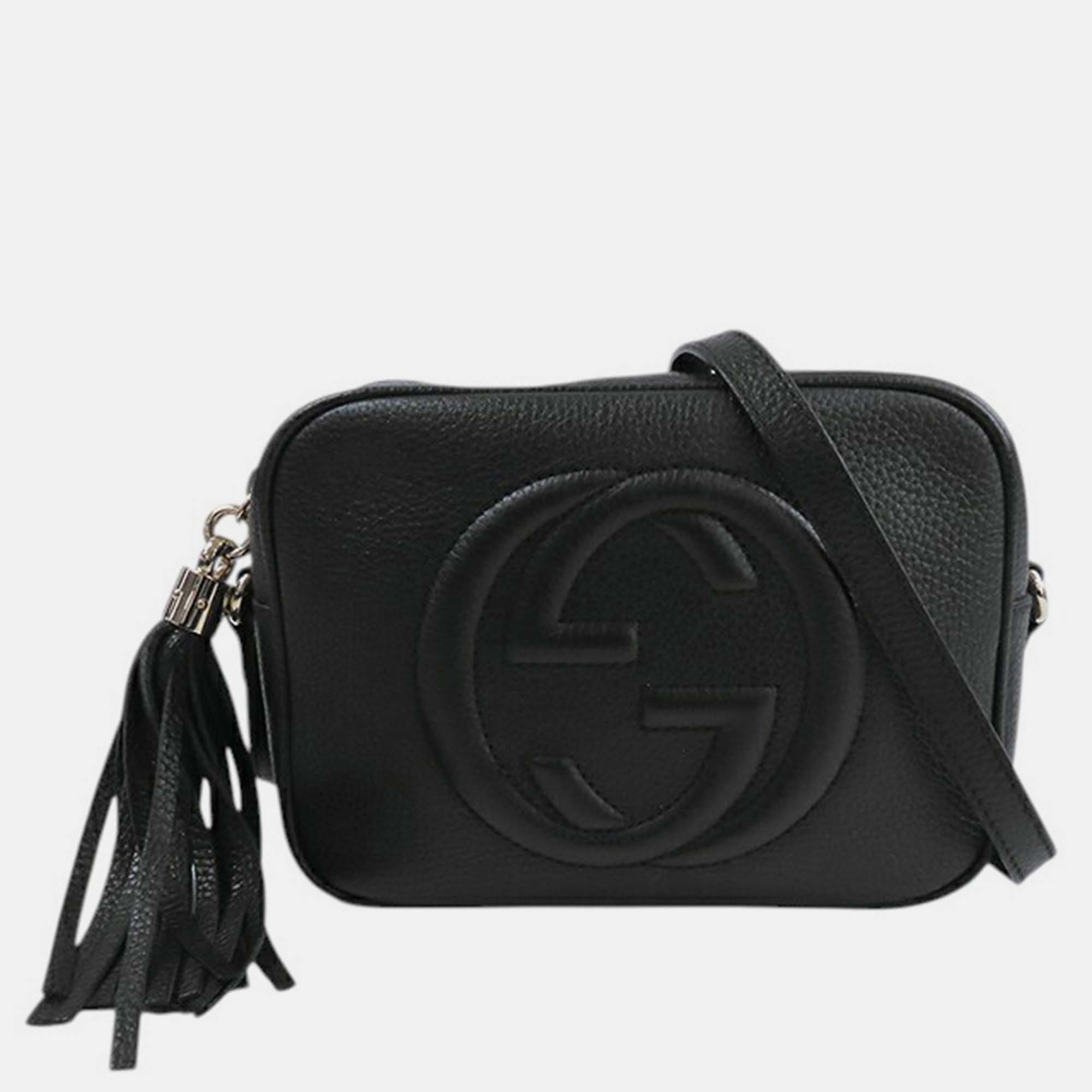 

Gucci Black Leather Soho Disco Crossbody Bag