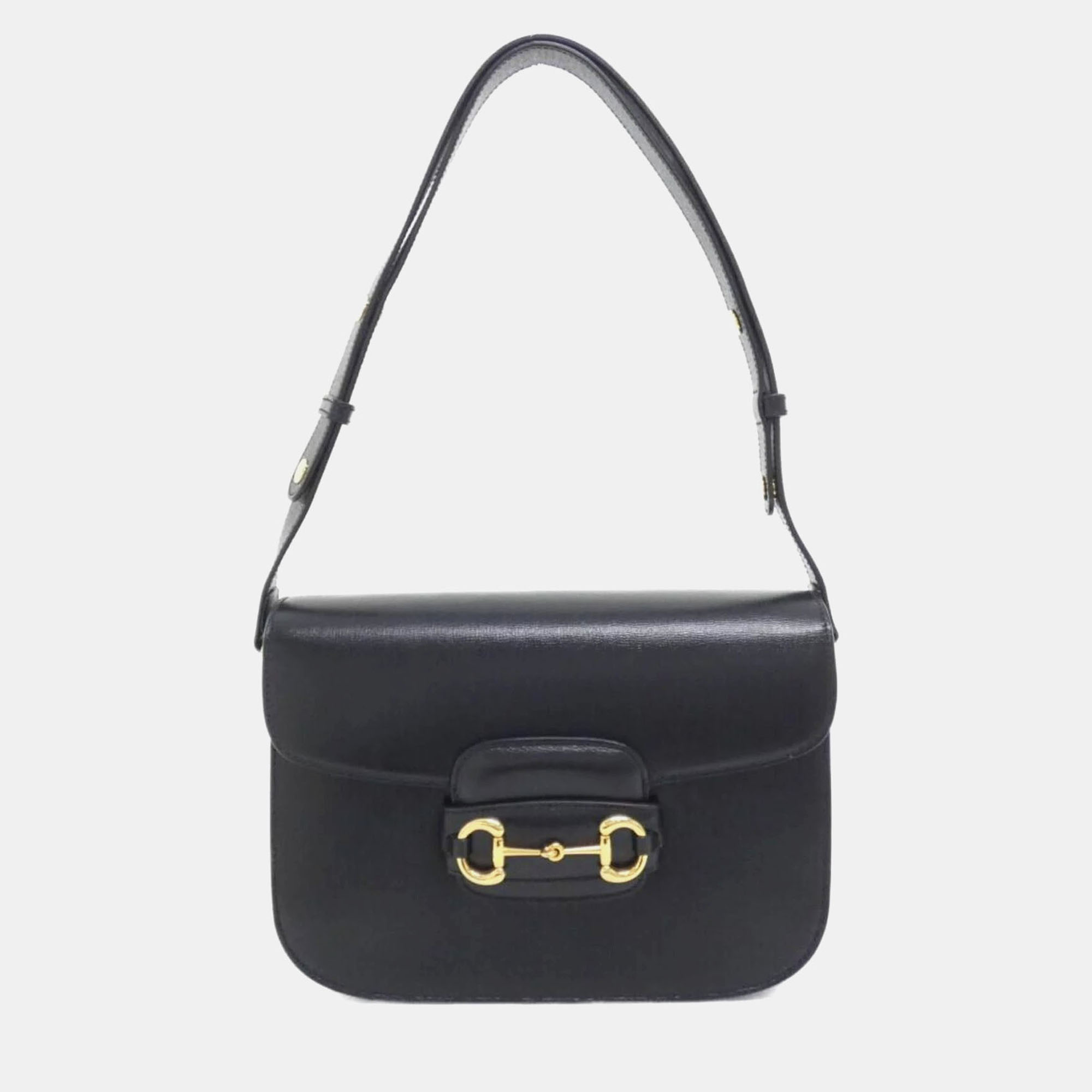 

Gucci Horsebit 1955 Black Leather Shoulder Bag