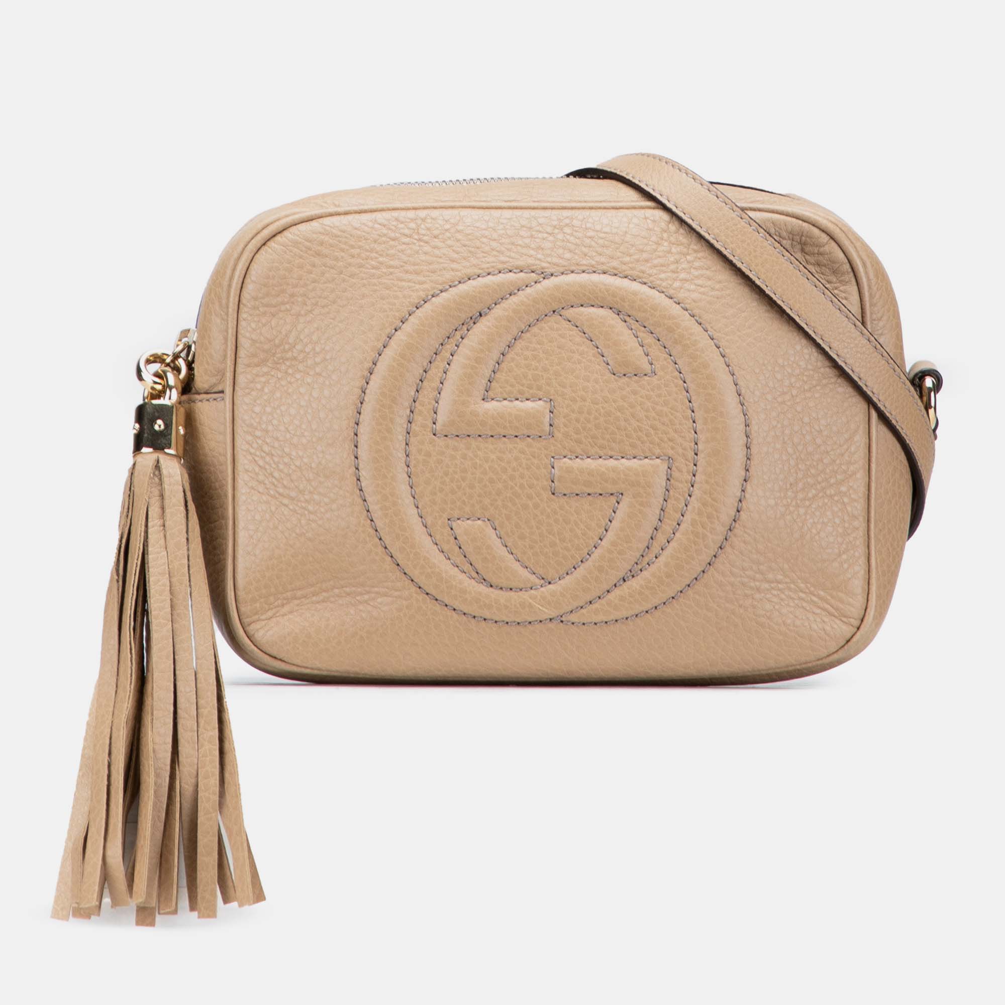 

Gucci Brown Leather Soho Disco Crossbody Bag