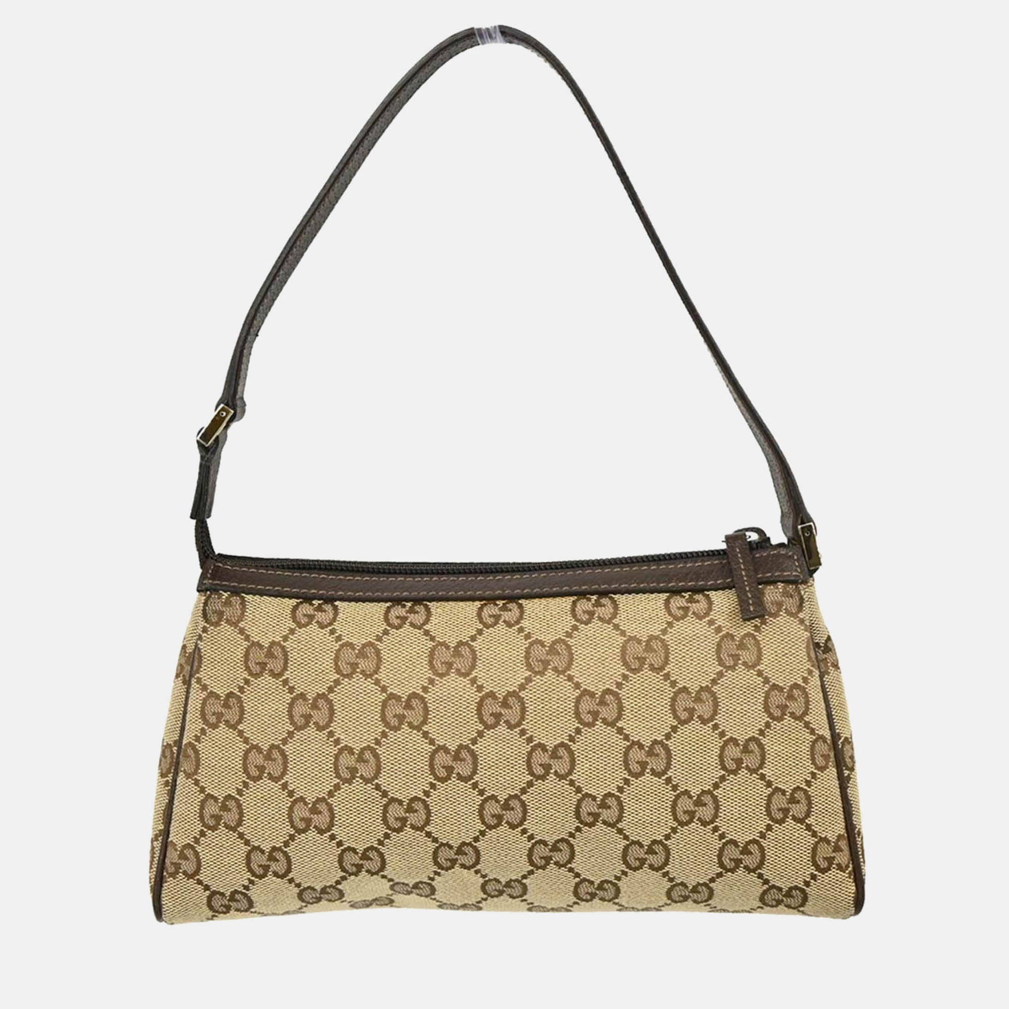 

Gucci Beige GG Canvas Handbag