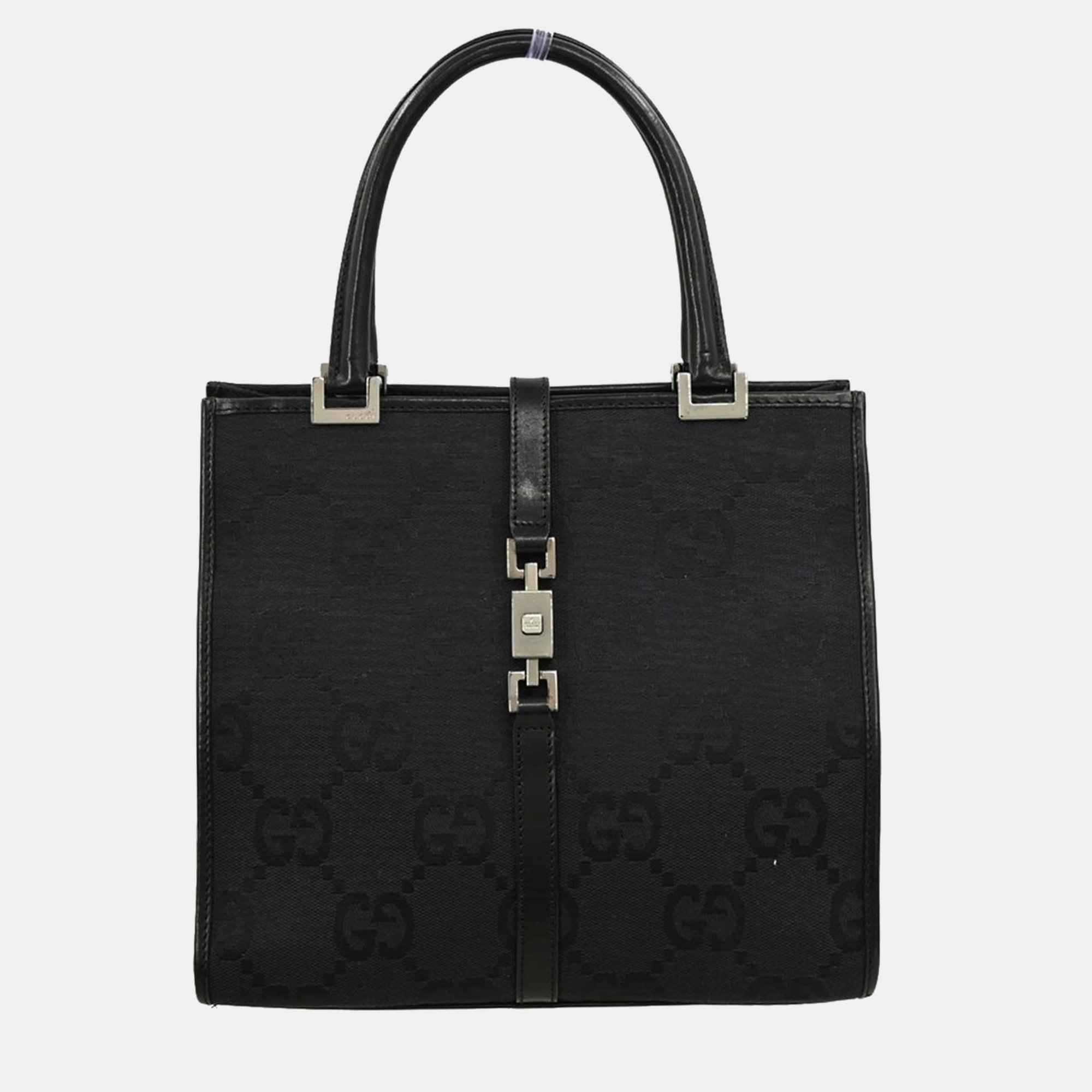 

Gucci Black GG Jackie Handbag