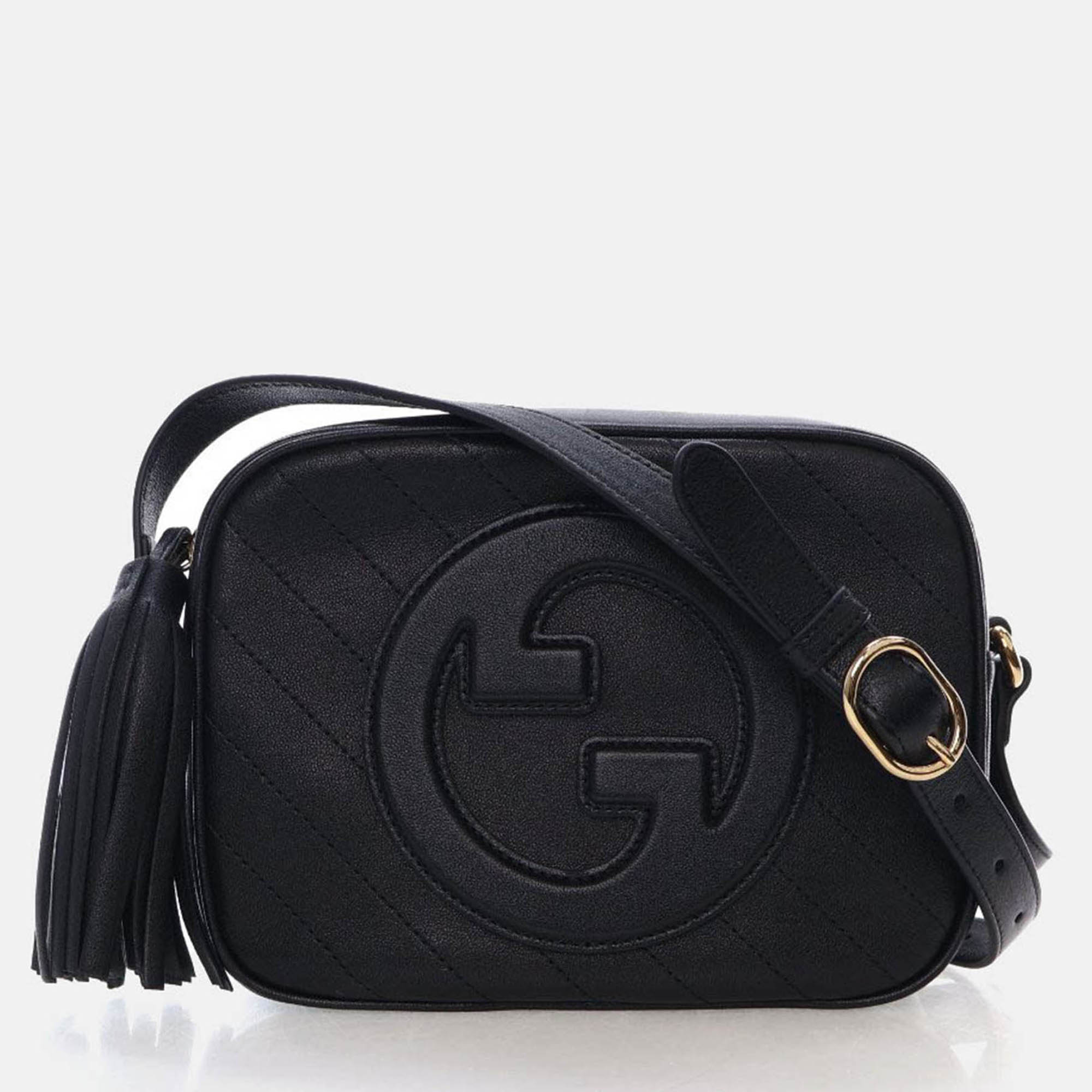 

Gucci Calfskin Blondie Disco Bag, Black