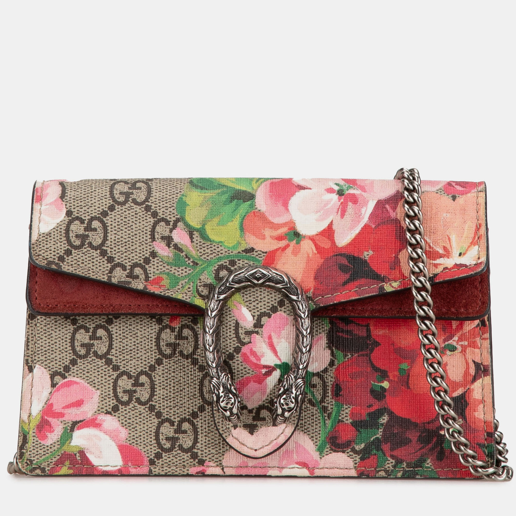 

Gucci Beige Brown Mini GG Supreme Blooms Dionysus Crossbody