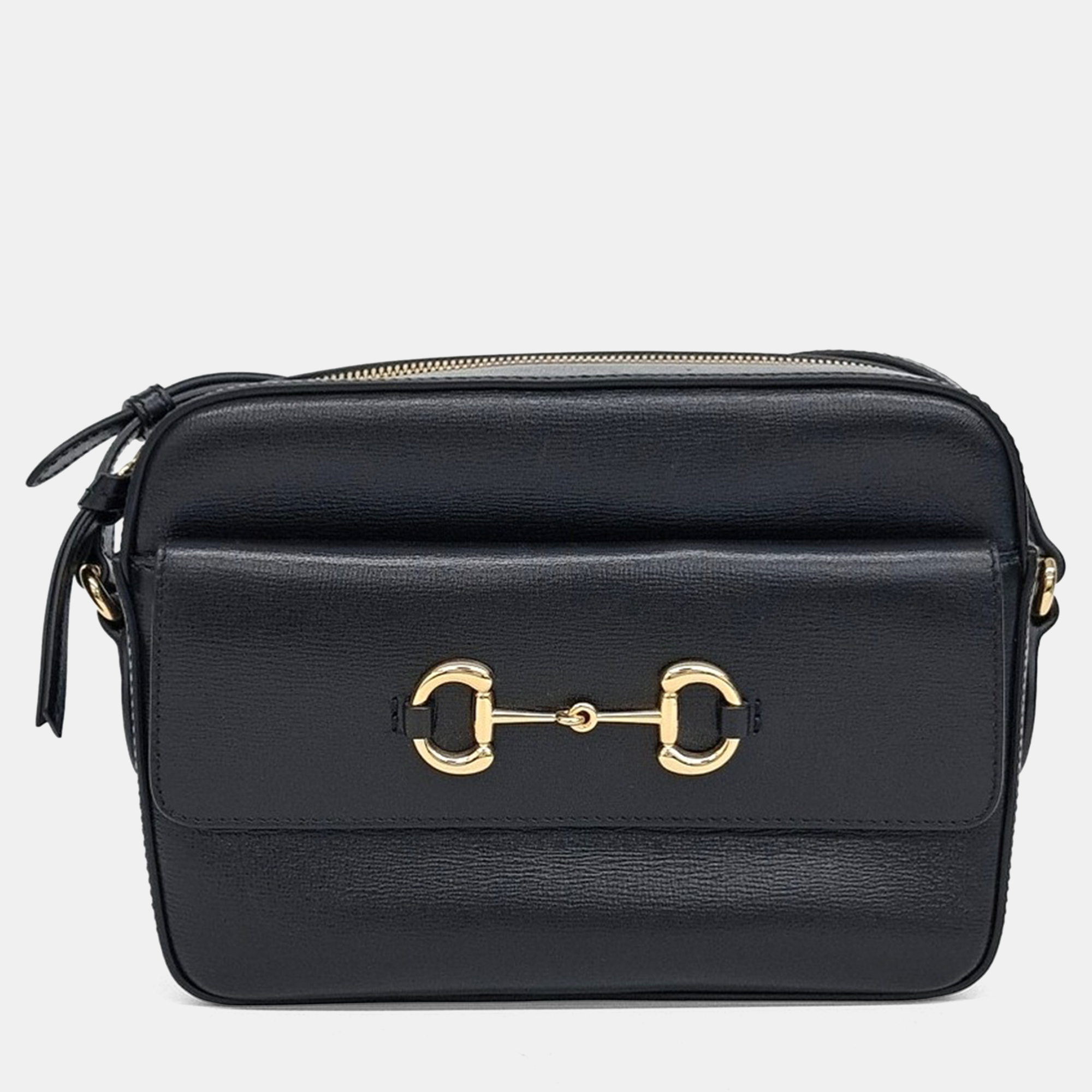 

Gucci Black Leather 1955 Horsebit Small Crossbody Bag