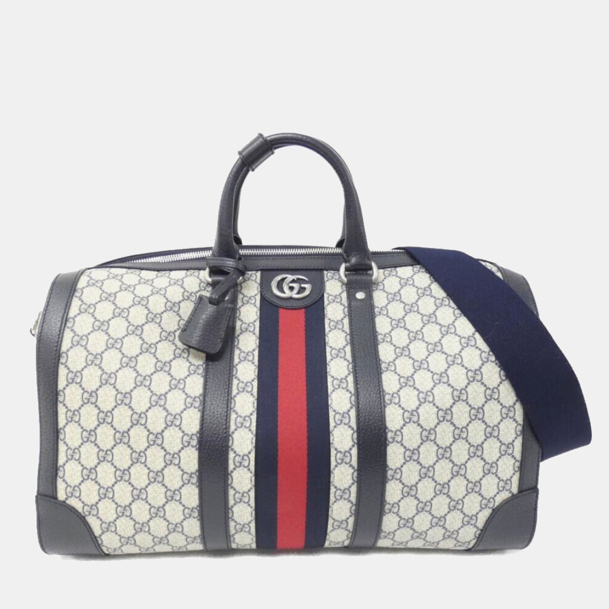 

Gucci Savoy Boston Bag, Beige