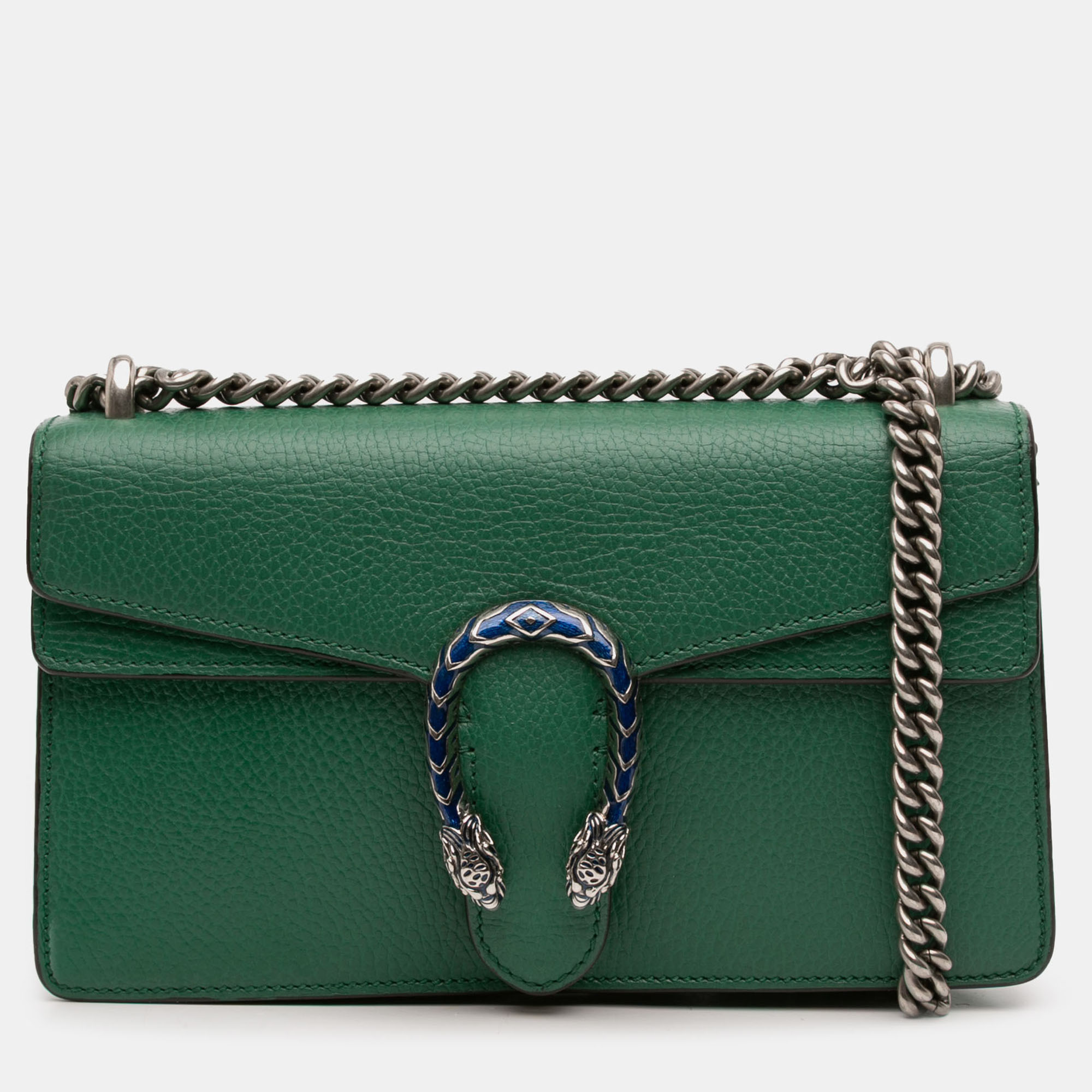 

Gucci Green Medium Leather Dionysus Crossbody