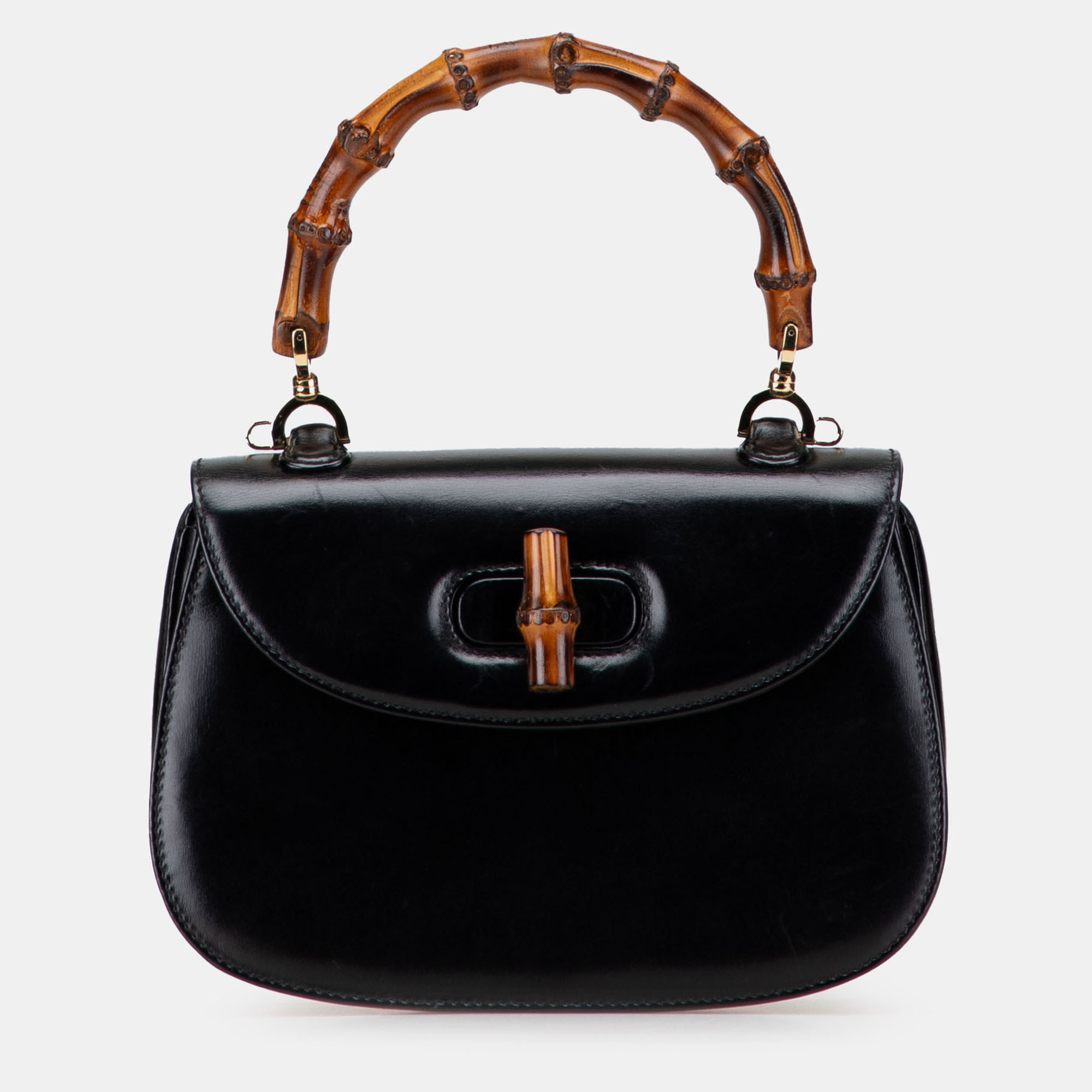 

Gucci Black Calfskin Bamboo Night