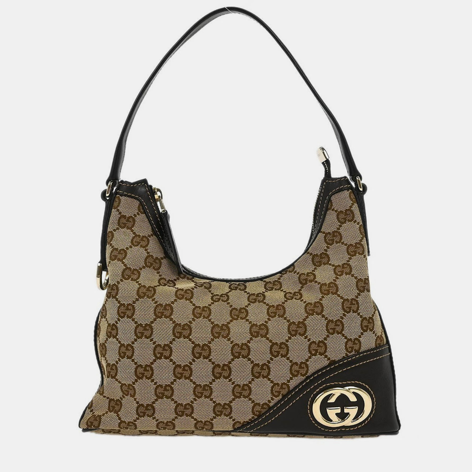 

Gucci Beige Canvas GG Hobo Handbag