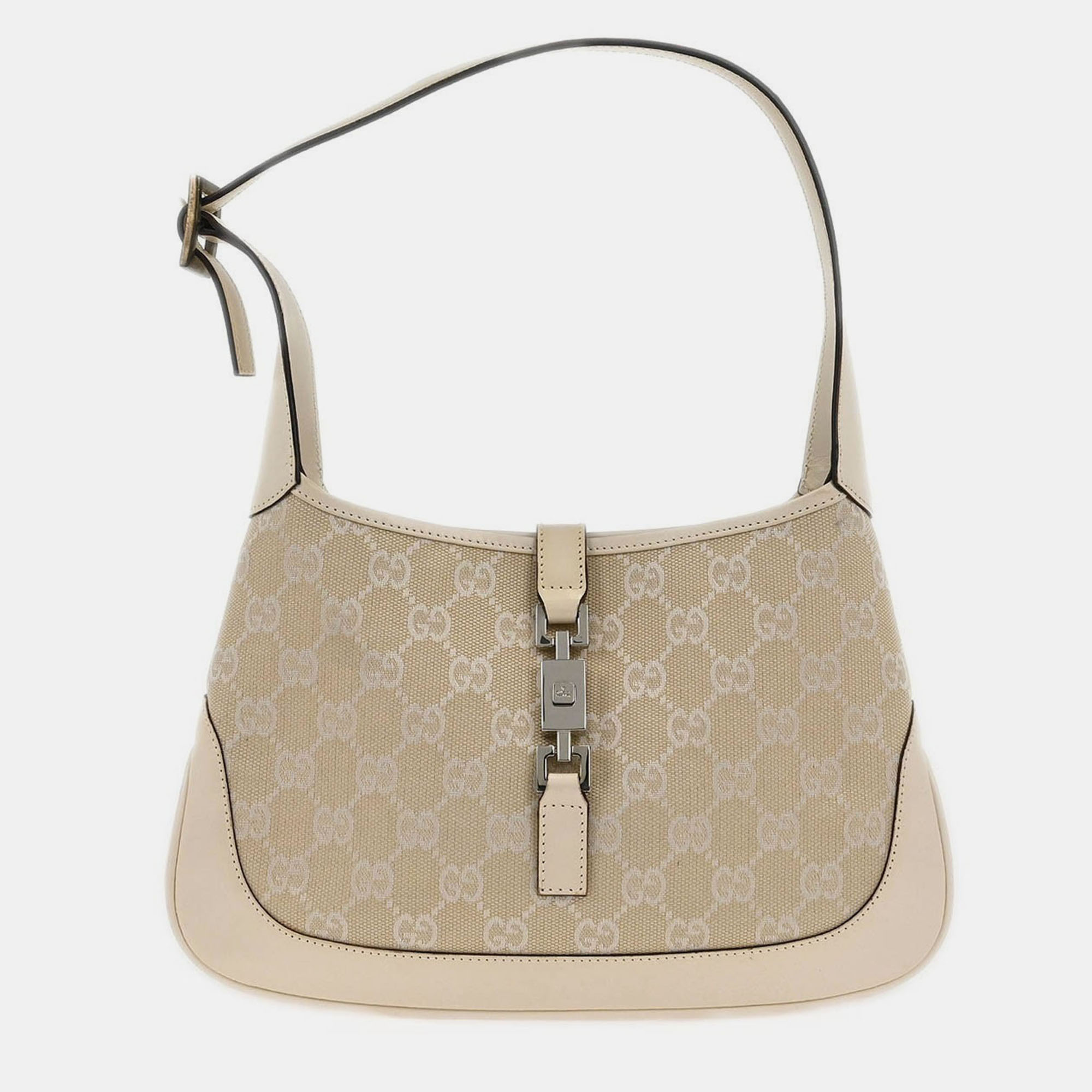 

Gucci White GG Jackie Hobo Handbag 001ï½¥3735 001998