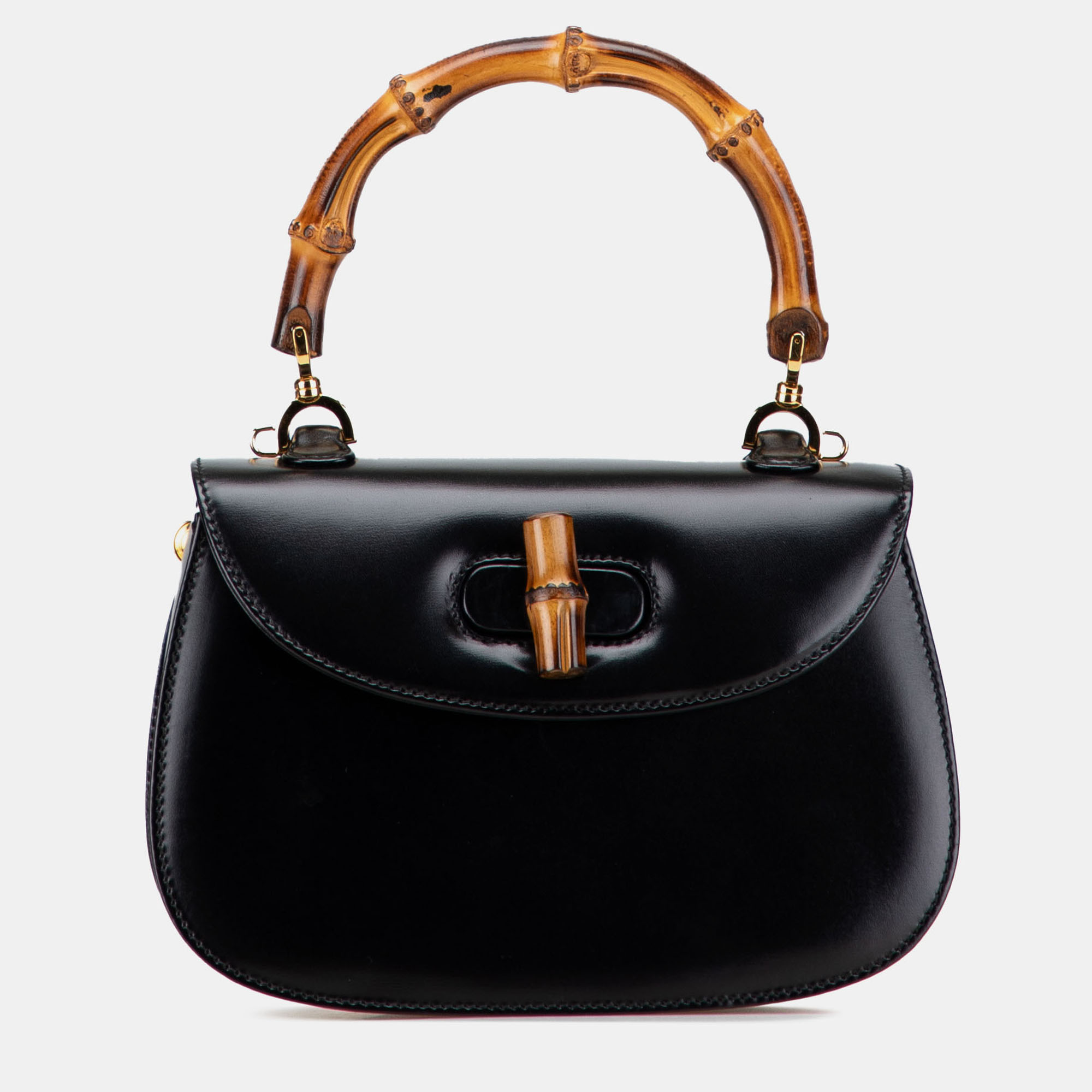 

Gucci Black Calfskin Bamboo Night