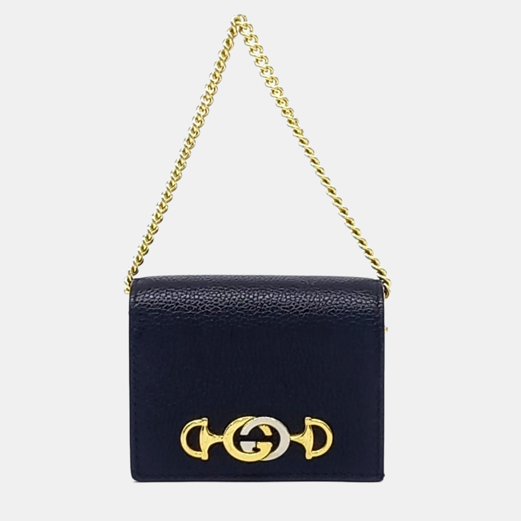 

Gucci Black Leather Zumi Bifold Wallet