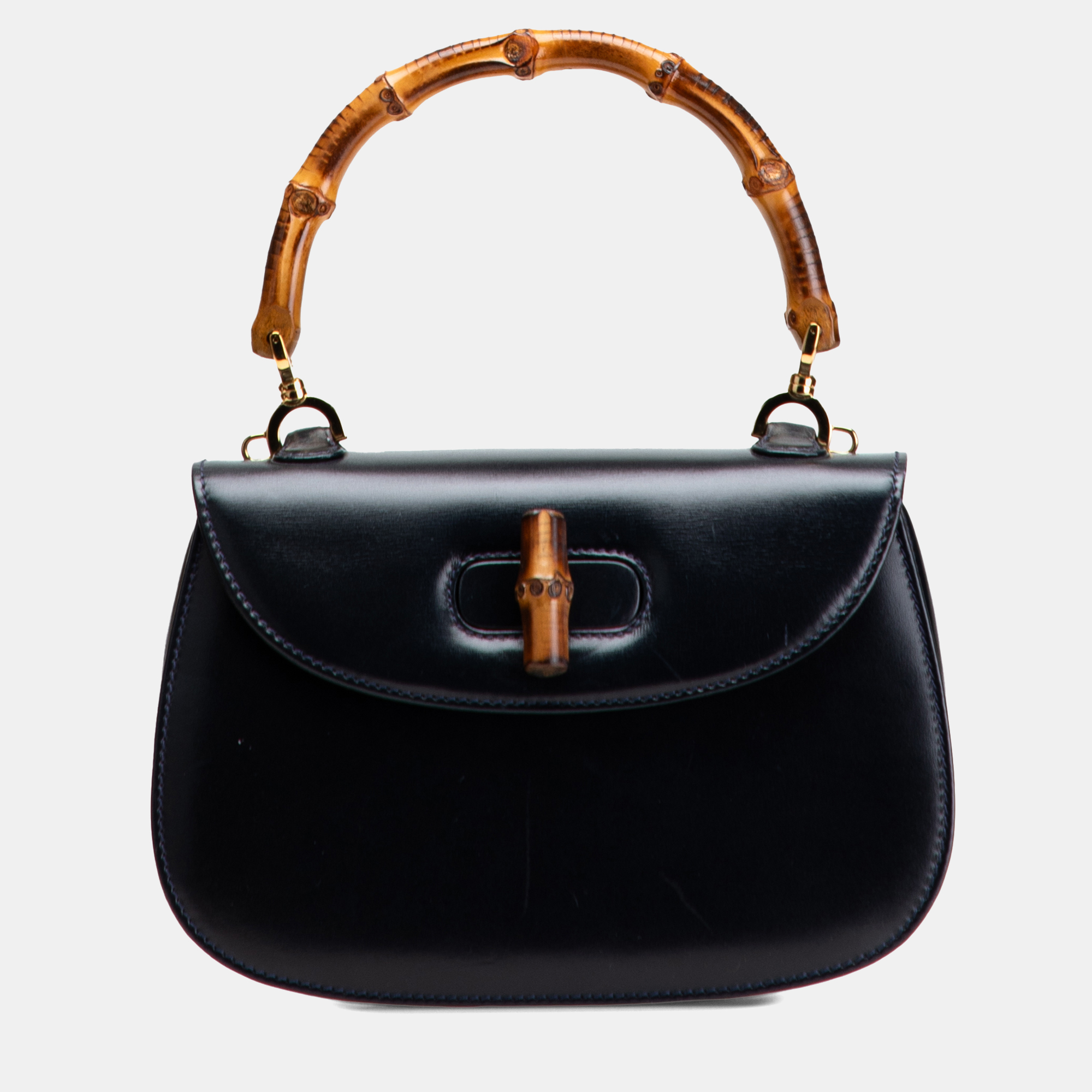 

Gucci Black Calfskin Bamboo Night