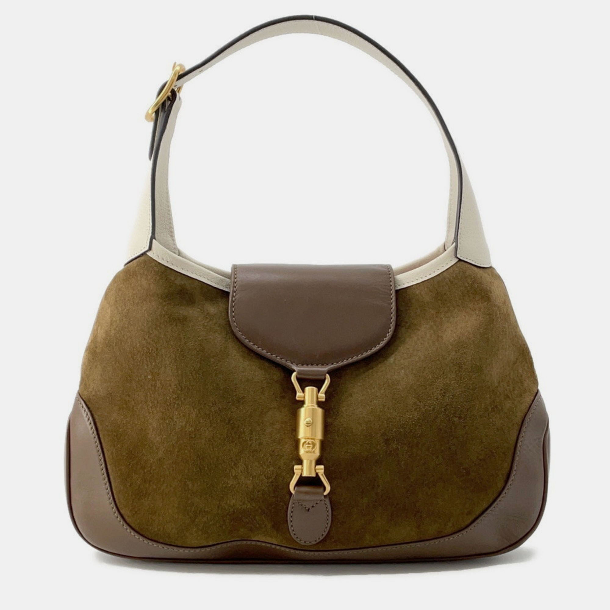 

Gucci Shoulder Bag Jackie Suede Vault, Brown