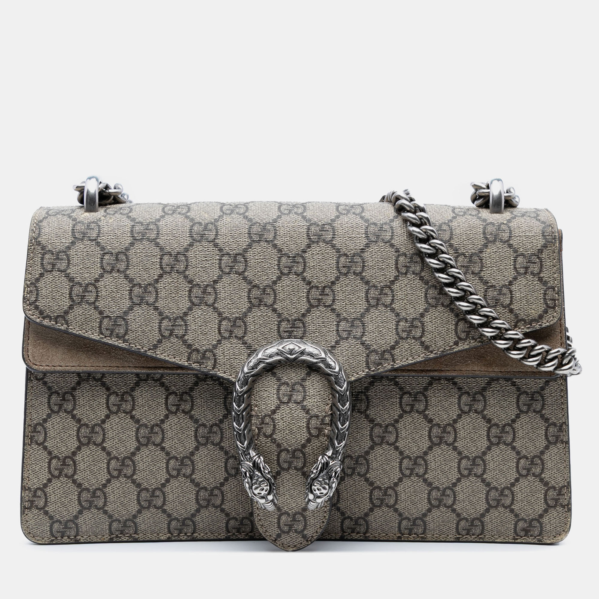 

Gucci Beige Medium GG Supreme Dionysus Shoulder Bag